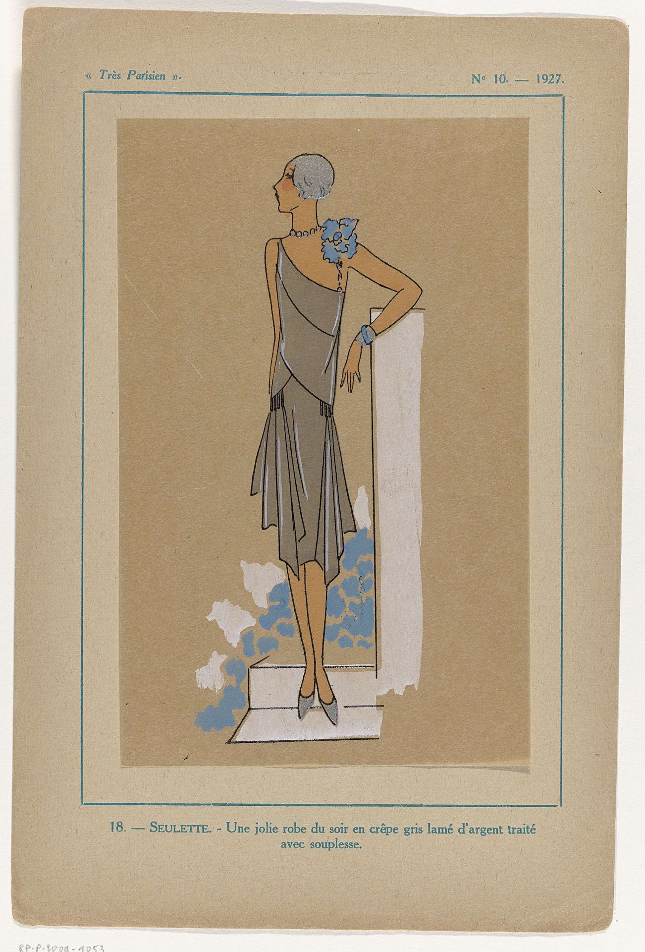 Très Parisien, 1927, No. 10 : -18.-SEULETTE. - Une joli (...) by Anonymous