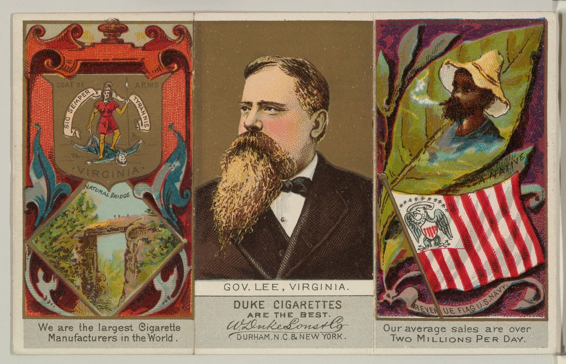 Governor Lee, Virginia, from "Governors, Arms, Etc." series (N133-2), issued by Duke Sons & Co. by W. Duke, Sons & Co.