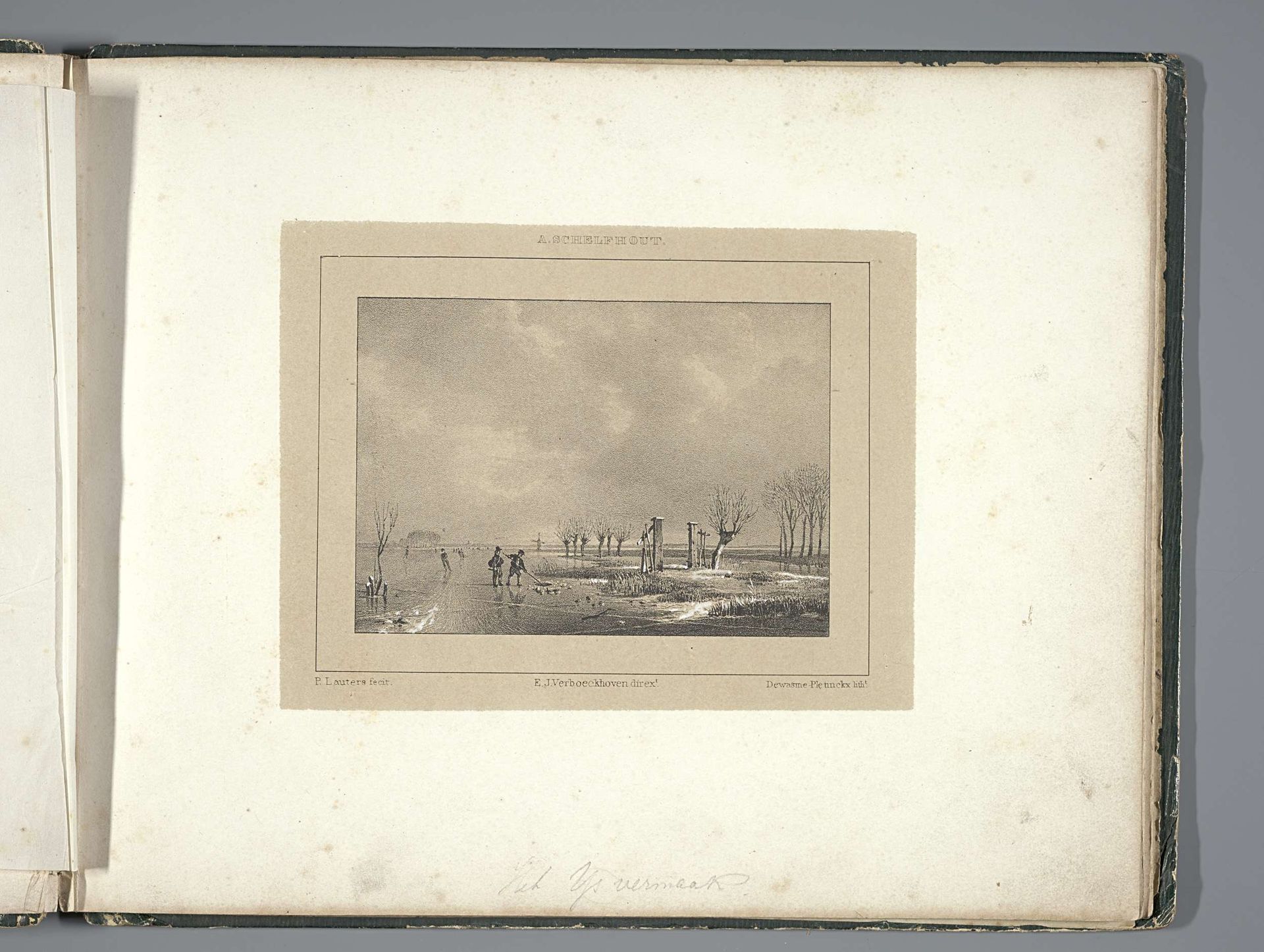 Het ijsvermaak by Paulus Lauters