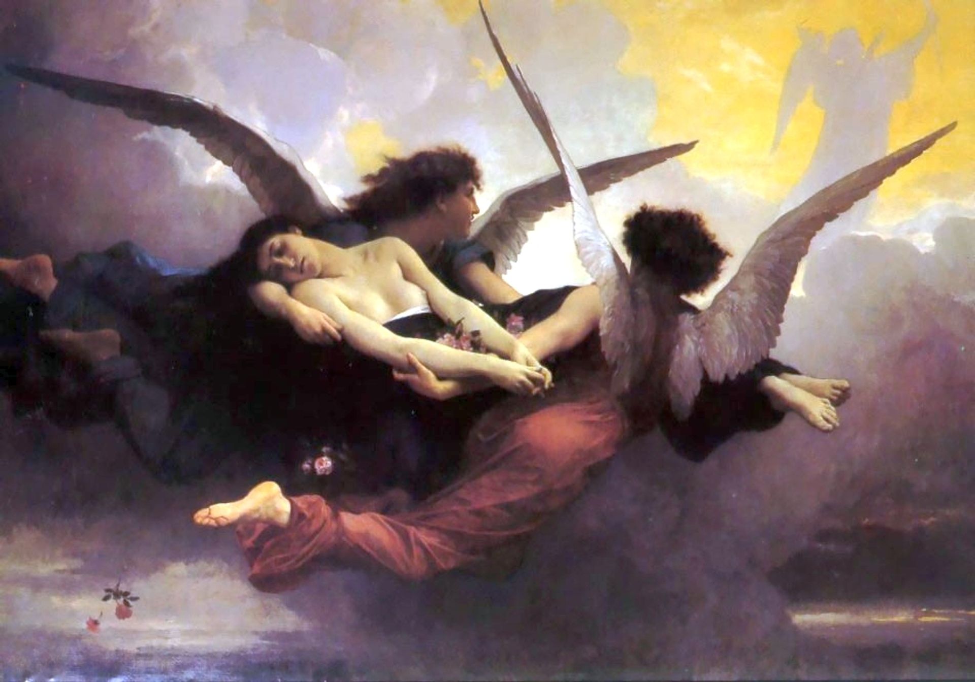 Soul Carried to Heaven by William Bouguereau