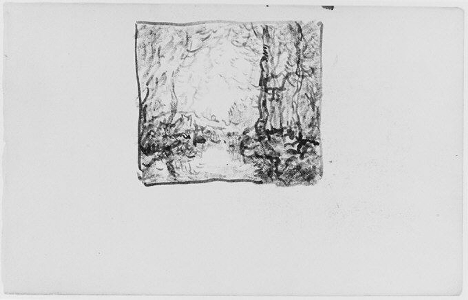Clearing in the Woods (from Sketchbook) by Henry Ward Ranger