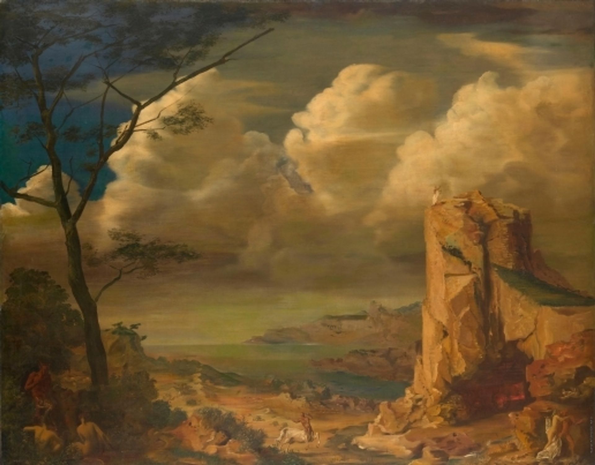Mythological Landscape by Alexandre Jacovleff