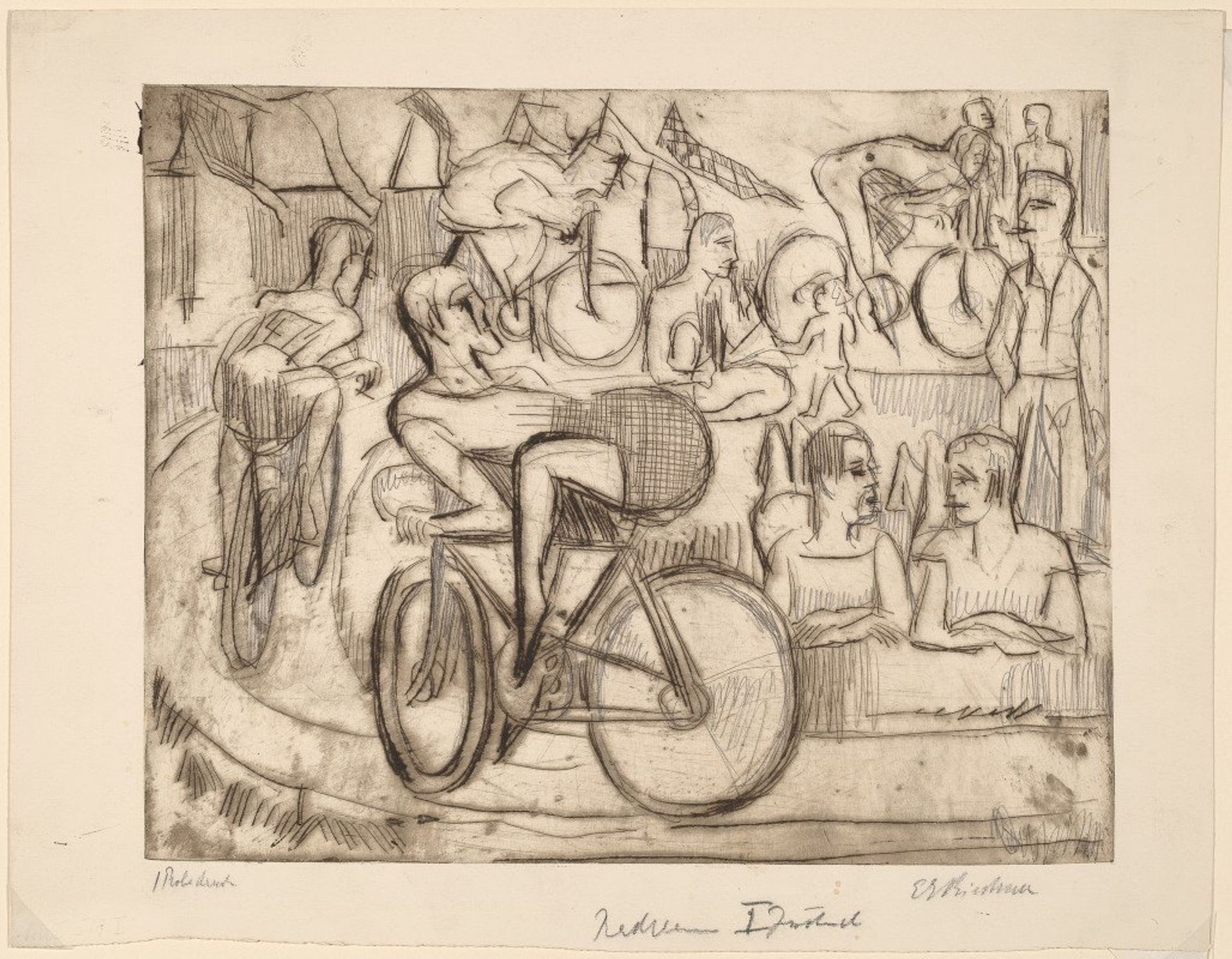 Cycle Race by Ernst Ludwig Kirchner