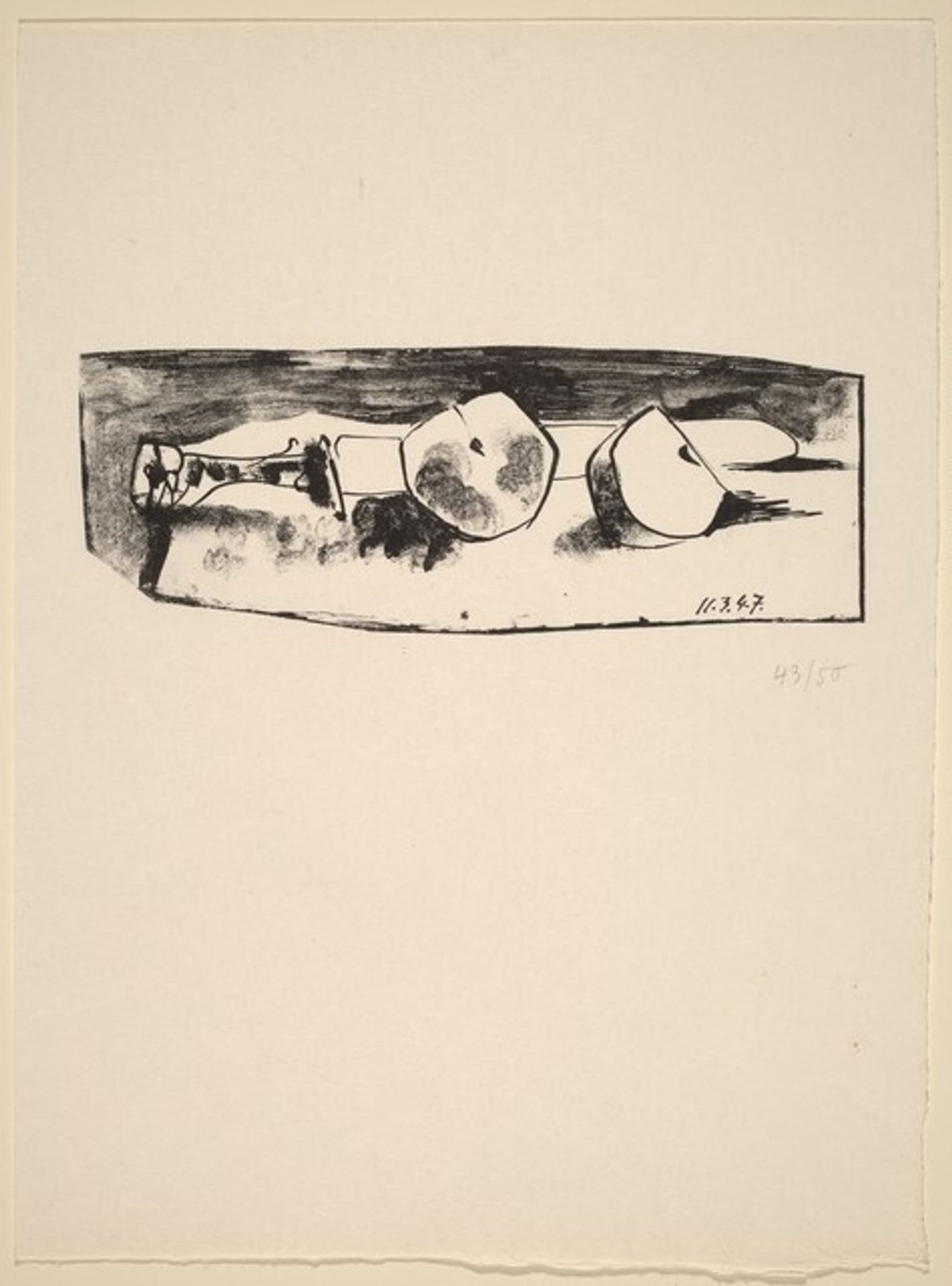 Le couteau et la pomme (Knife and Apple) by Pablo Picasso