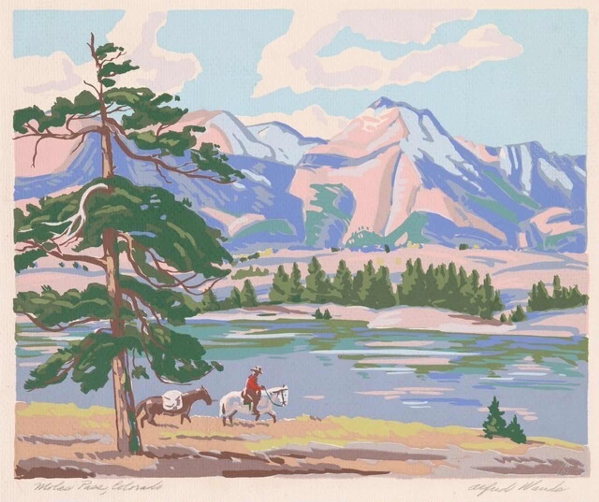Molas Pass, Colorado by Alfred Wands