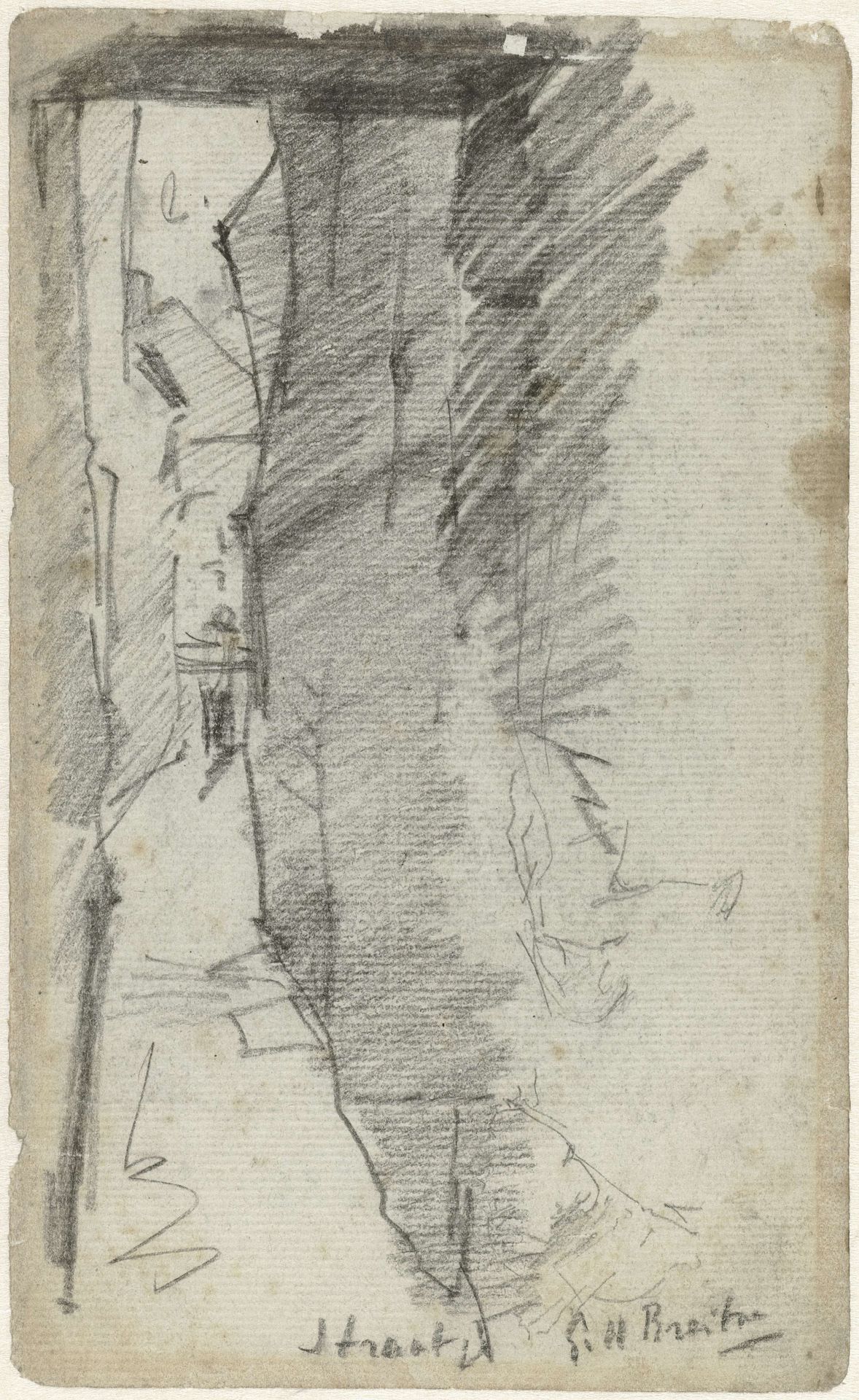 Straatje by George Hendrik Breitner