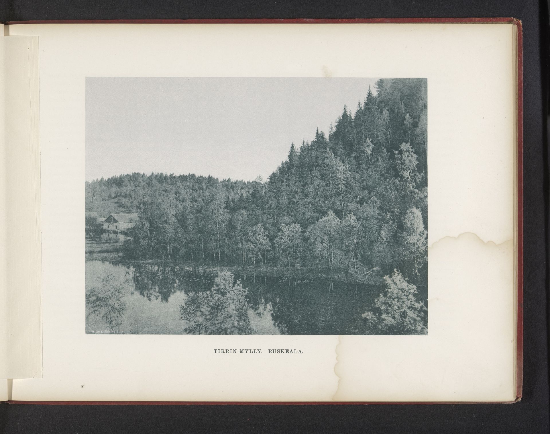 Gezicht op een rivier en de bossen aan de oever by Impi Backman