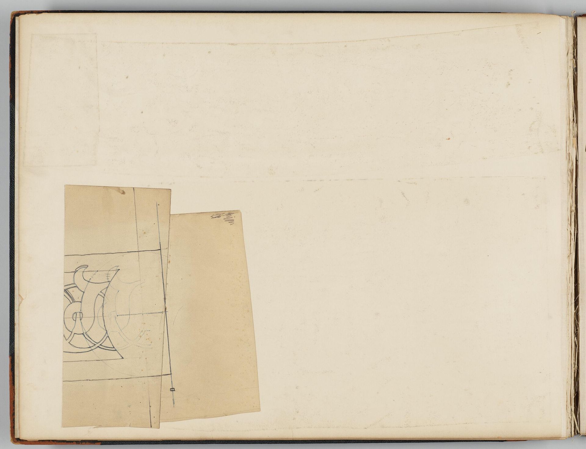 Album Leaf with Drawing by John Singer Sargent