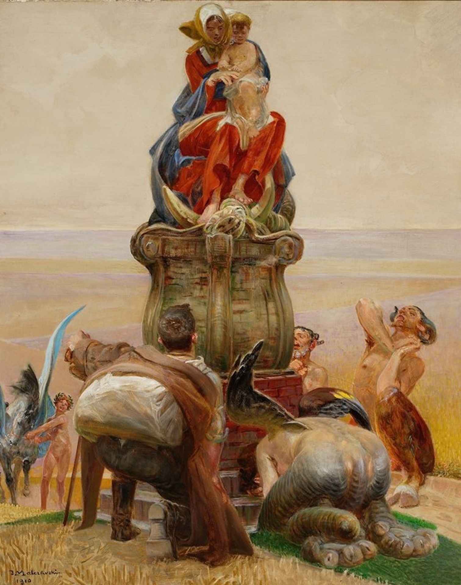 Adoration of Madonna by Jacek Malczewski