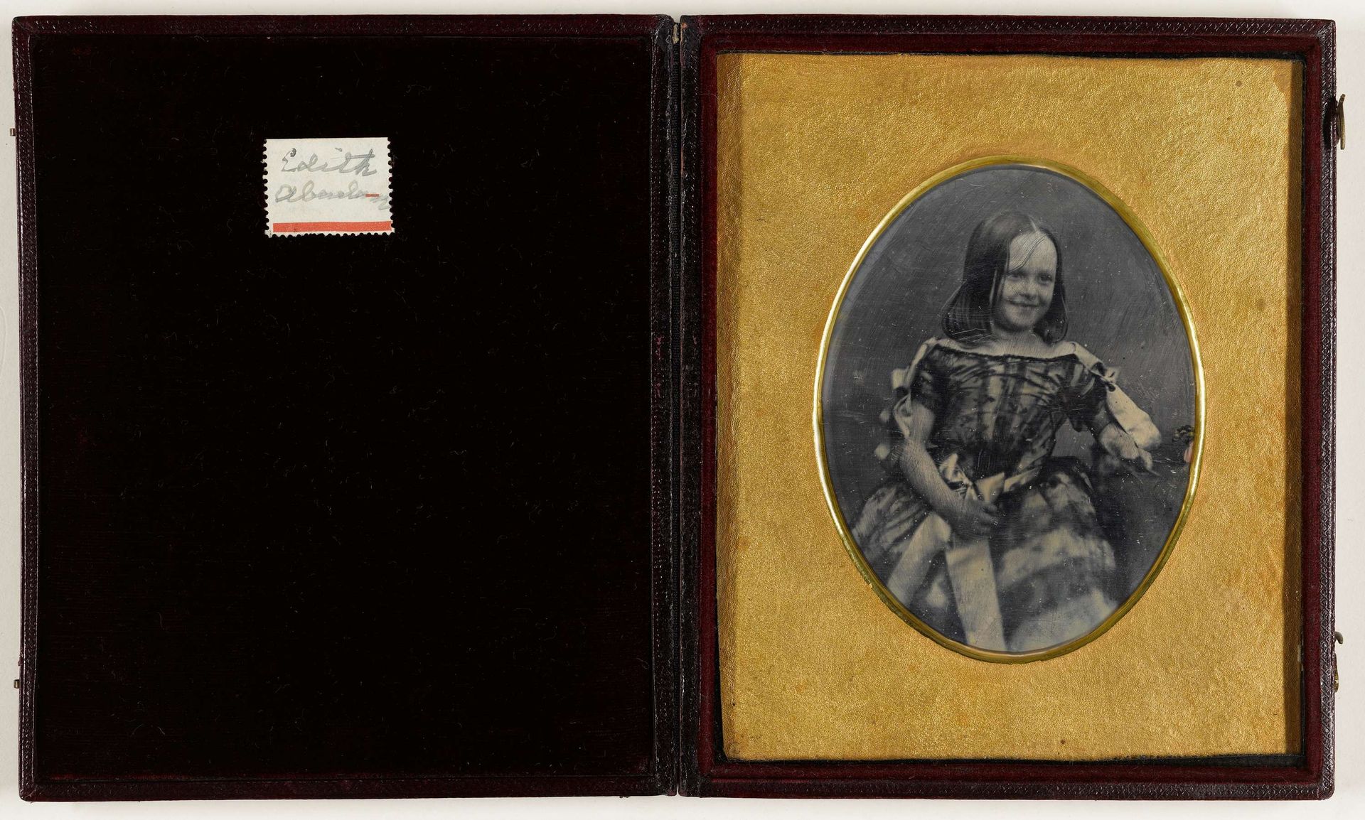 Portret van een lachend meisje, Edith Abadam (?) by John Jabez Edwin Mayall