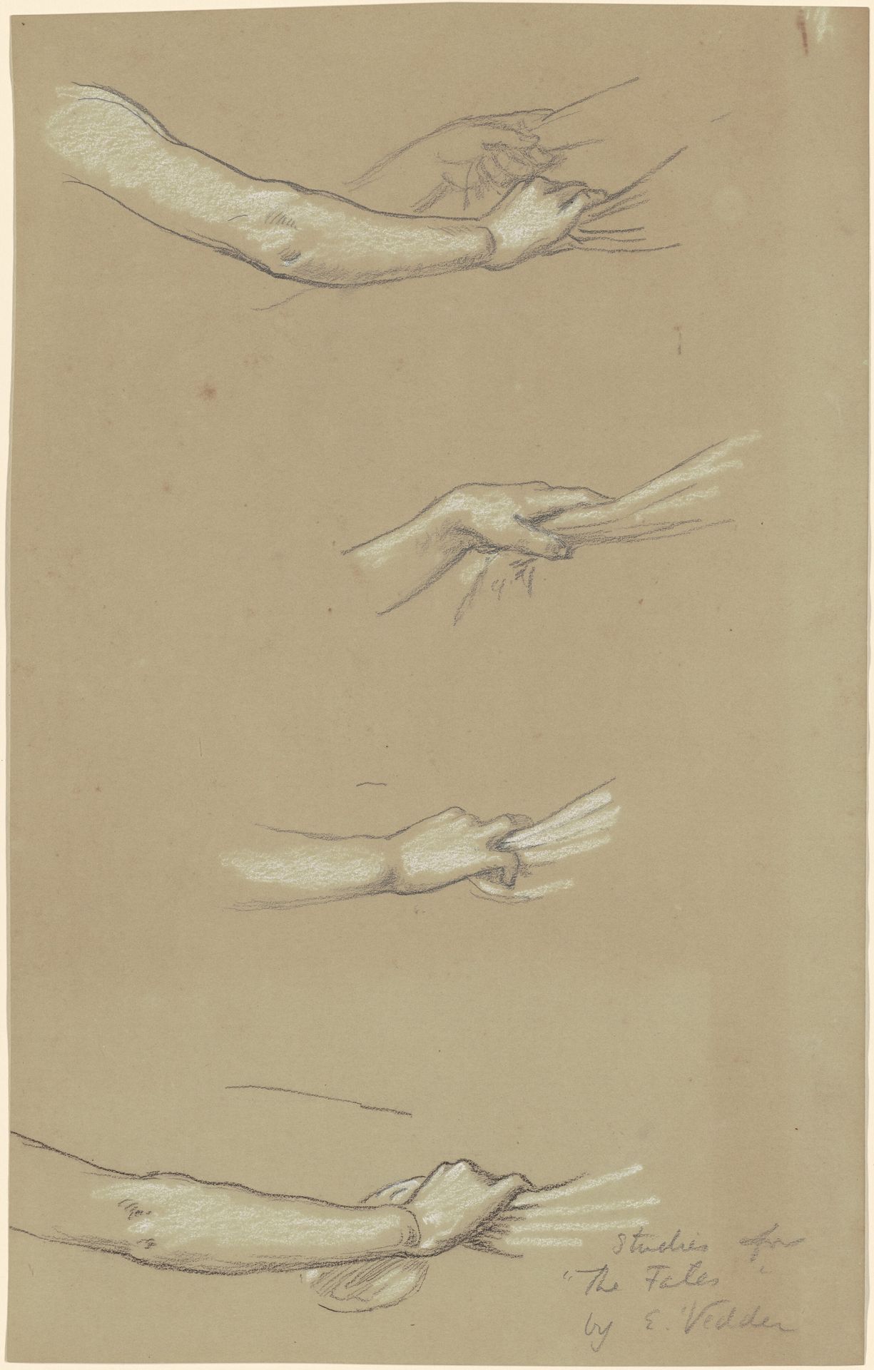 Study for "The Fates Gathering in the Stars" by Elihu Vedder