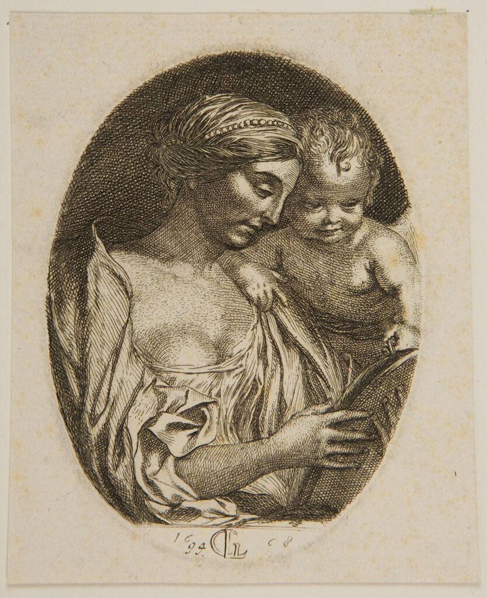 Venus and Cupid by GÃ©rard de Lairesse