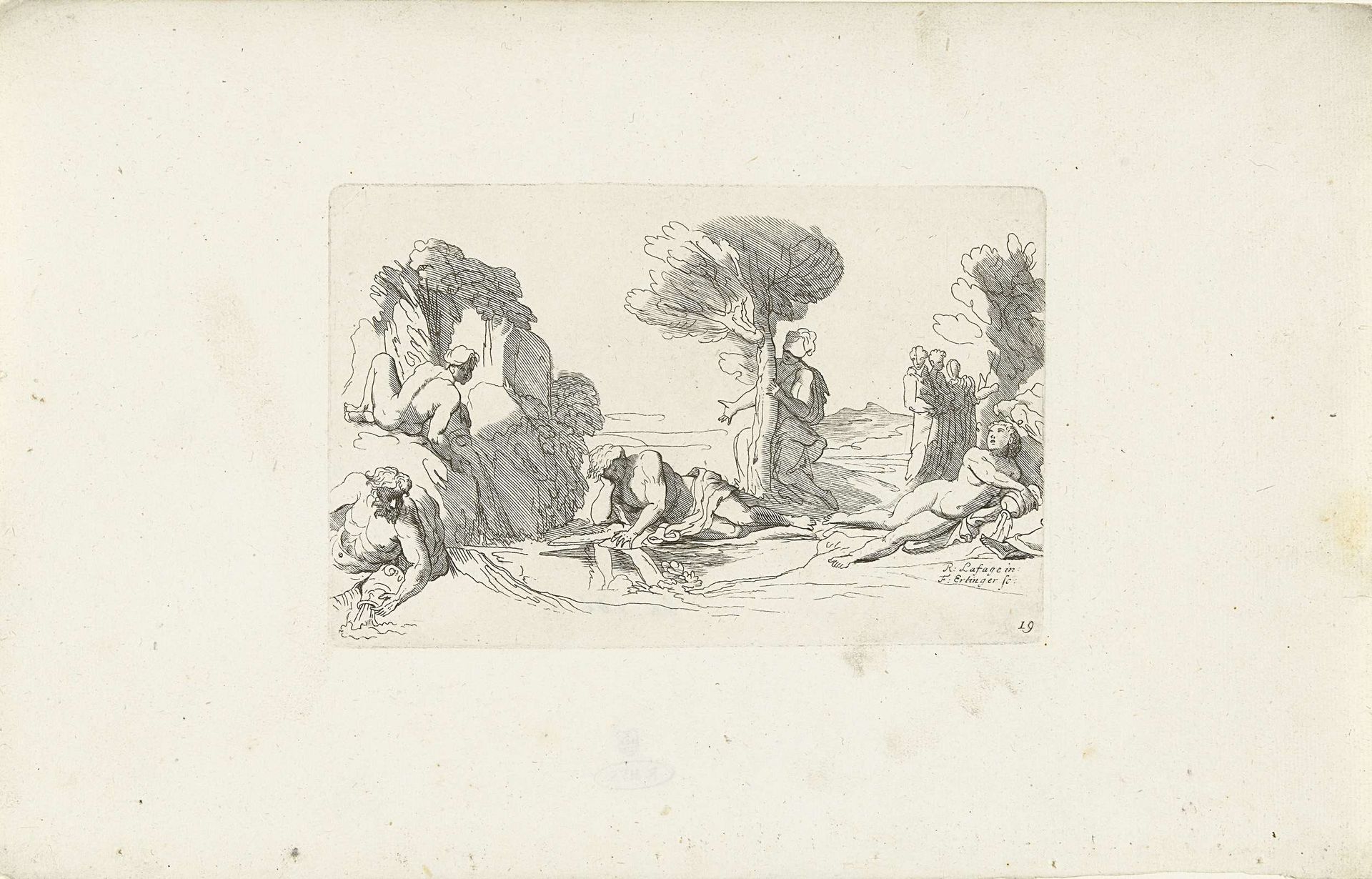 Rustende bacchanten by Franz Ertinger