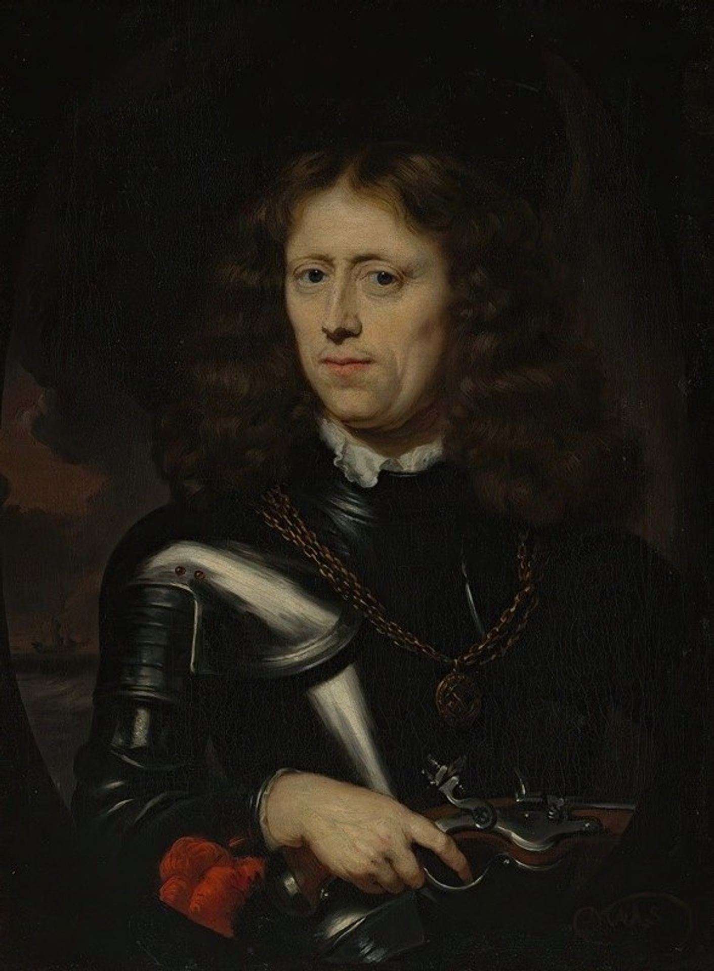 Admiral Jacob Binkes by Nicolaes Maes