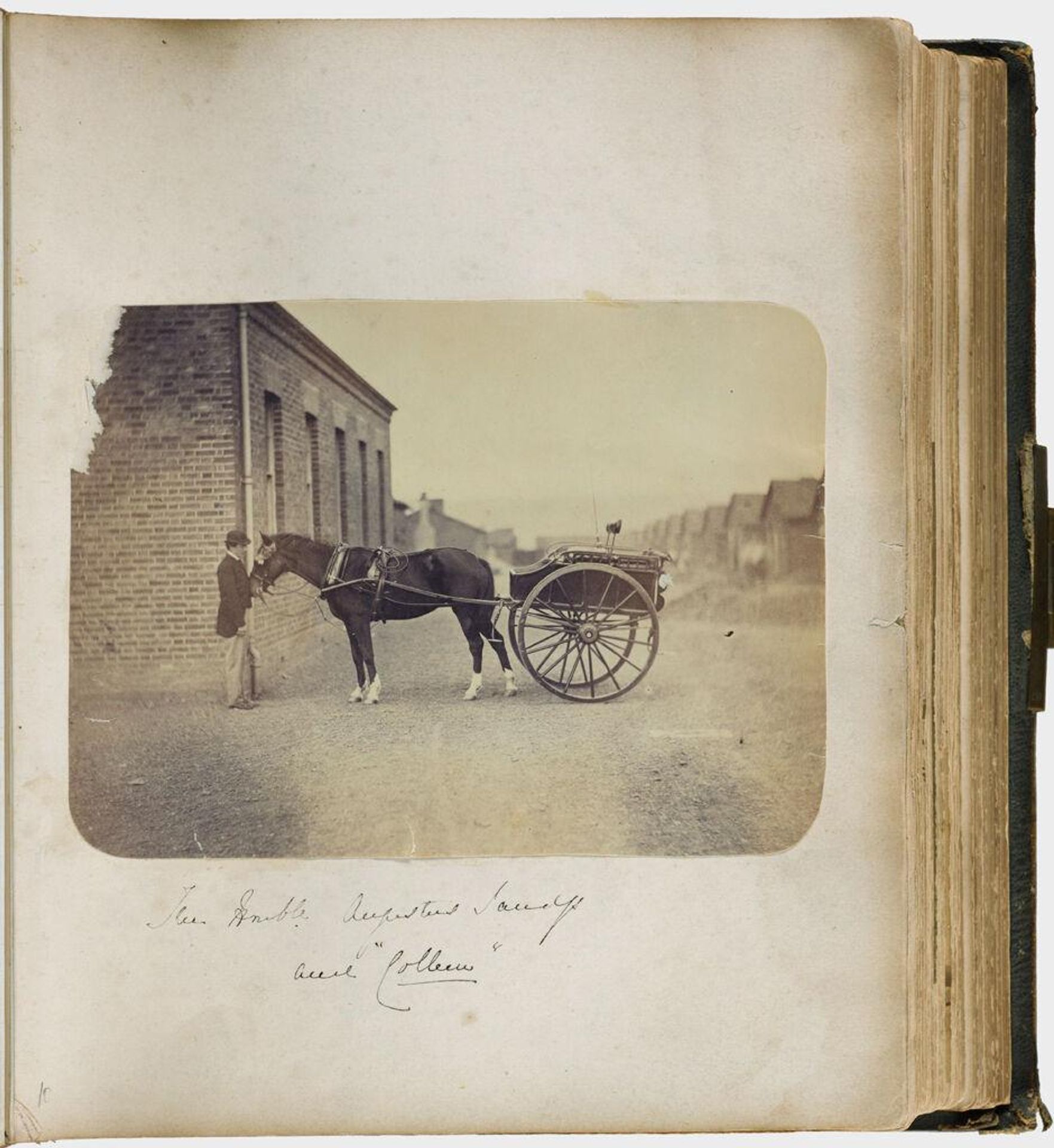 Untitled (The Honorable Augustus Sandys (1840-1904) and "Colleen") by Mary Georgiana Caroline Cecil Filmer