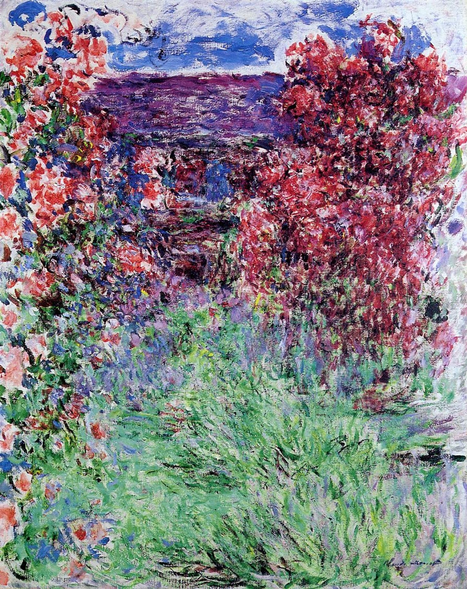 The House among the Roses by Claude Monet