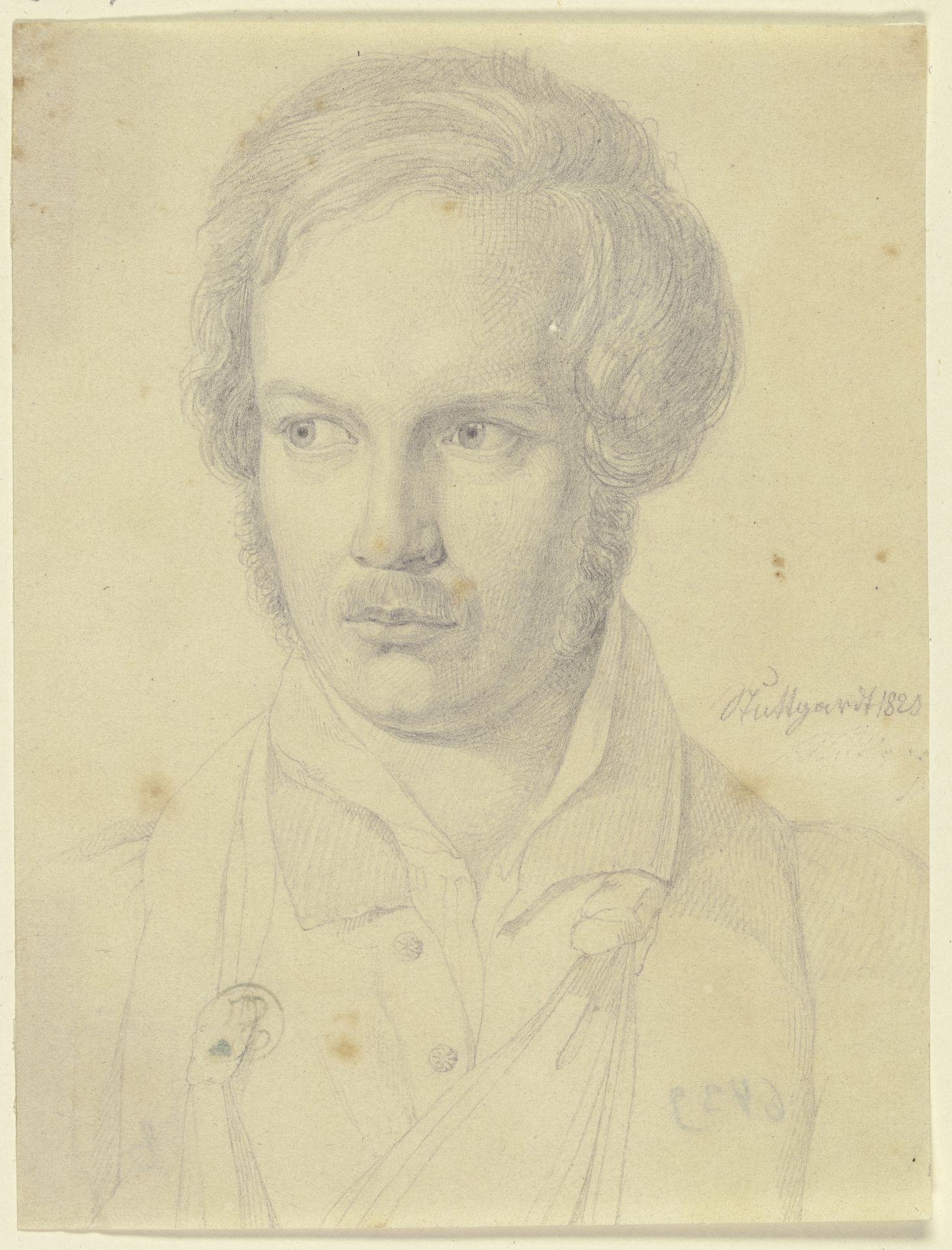 Bildnis des Augsburger Redakteurs Dr. Gustav Kolb by Nikolaus Hoff