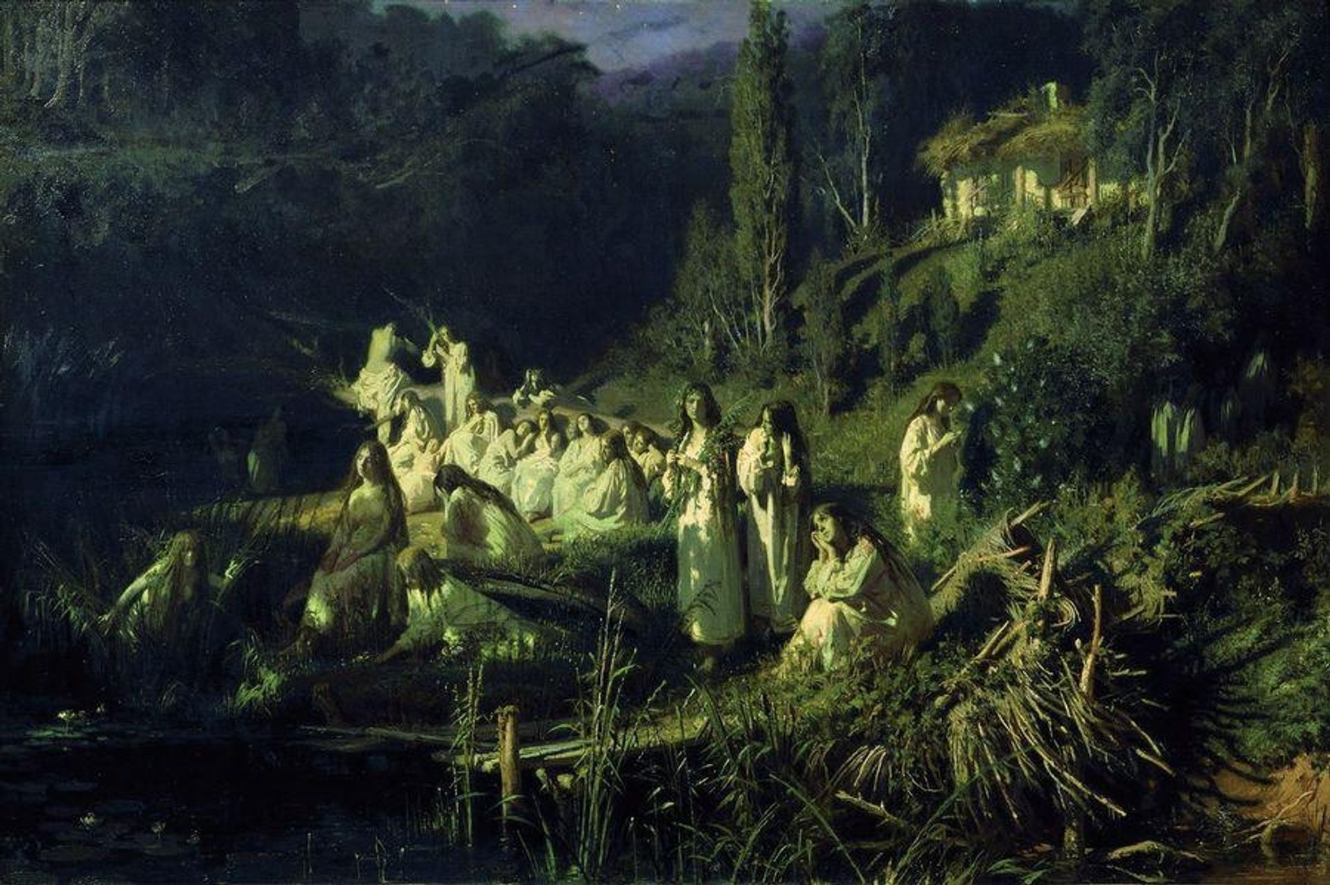 Mermaids by Ivan Kramskoy