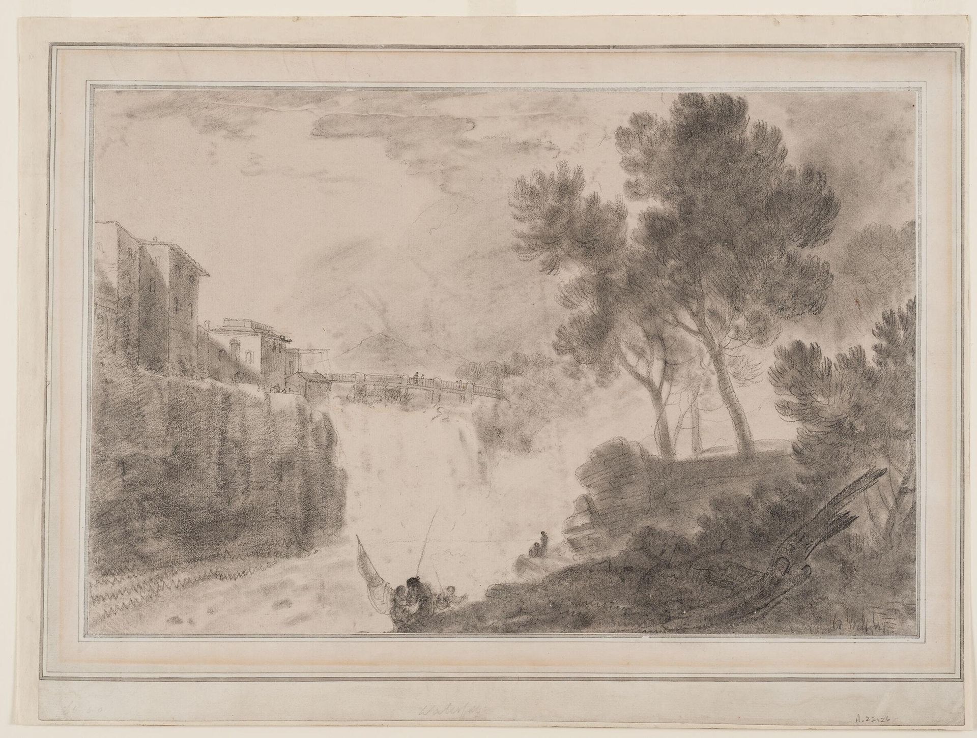 The Falls of the Liri at Isola di Sora, Italy by Richard Wilson