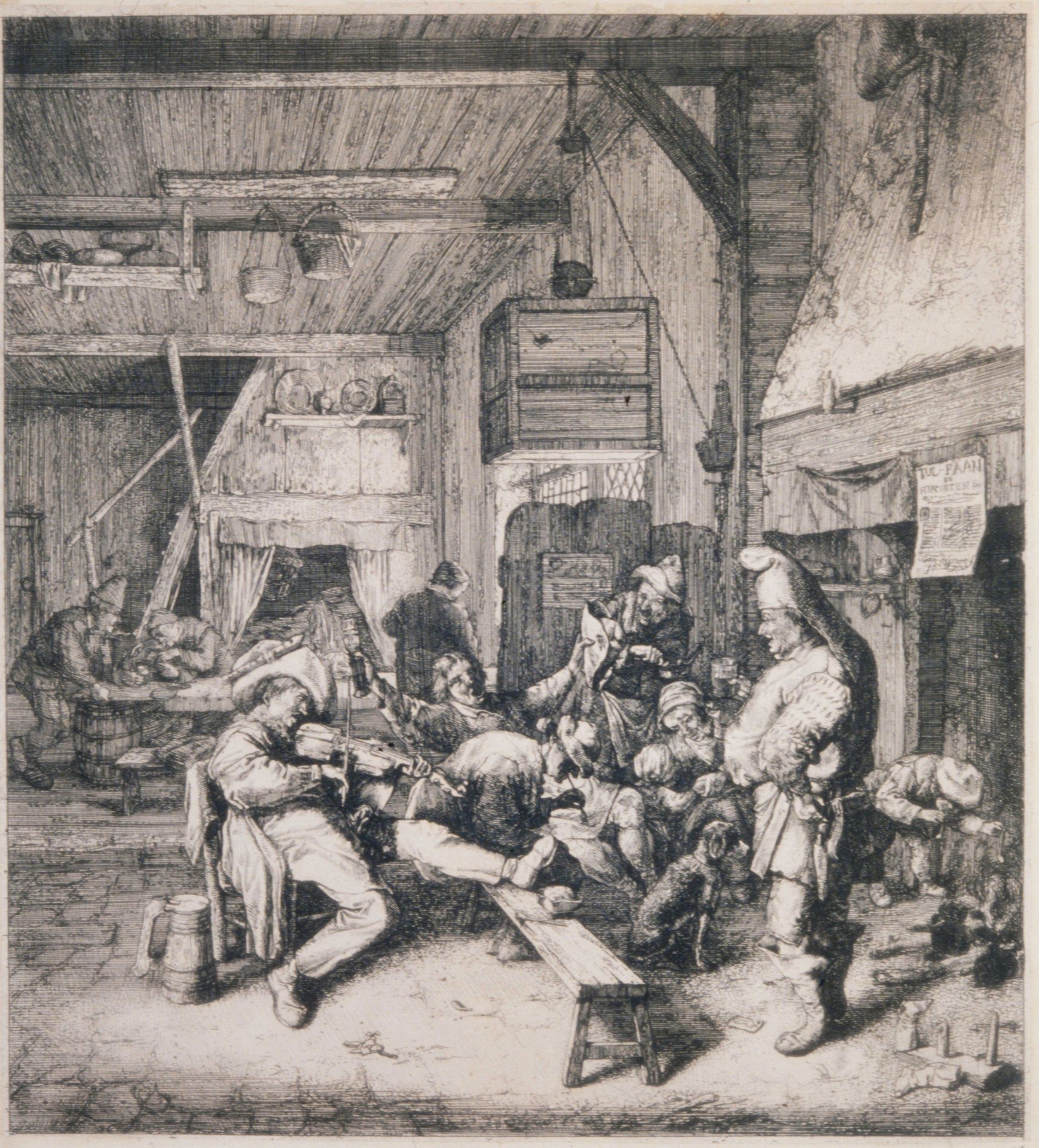 The Violin Player by Cornelis Dusart