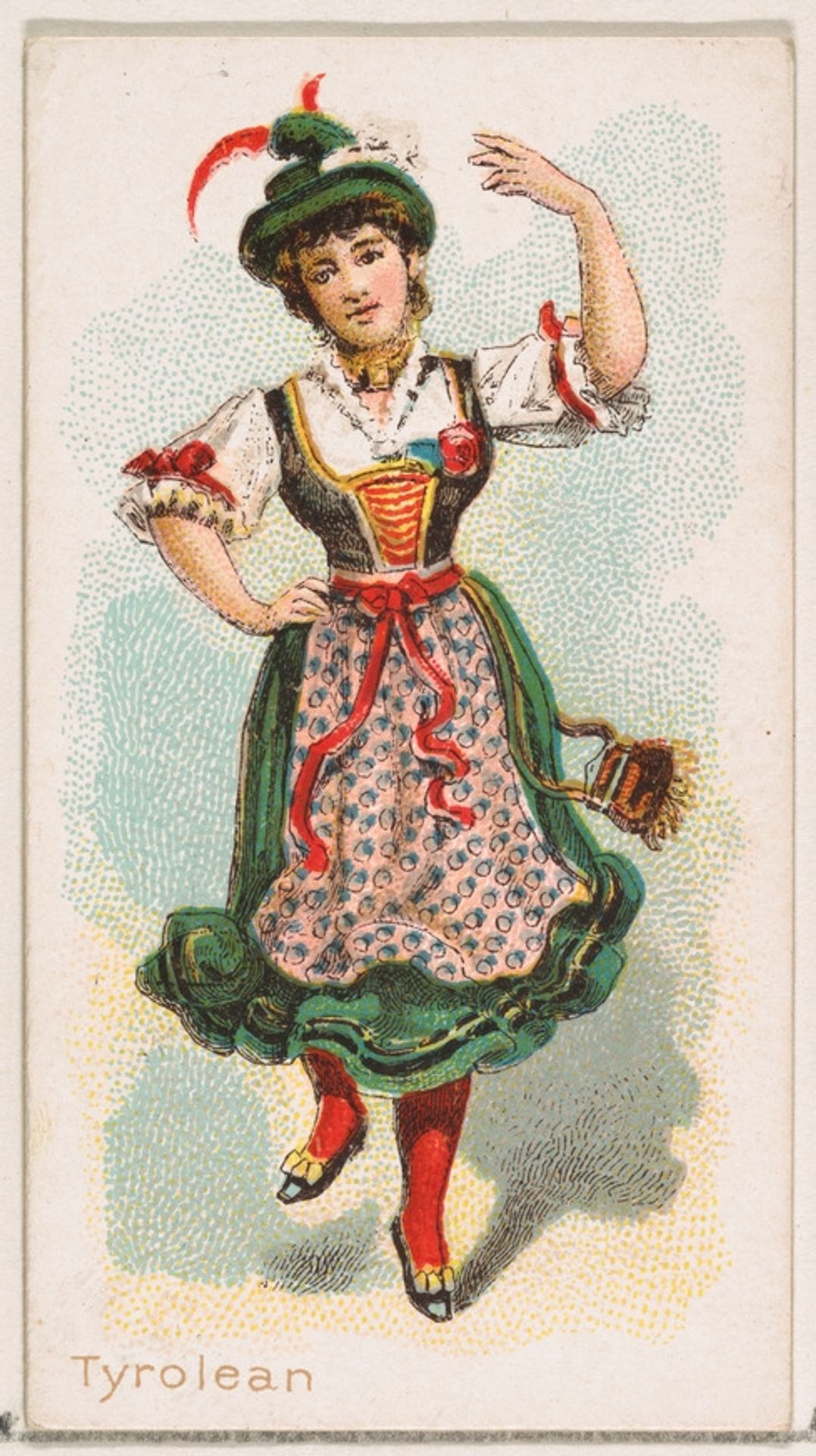 Tyrolean Dancer, from the Dancing Women series (N186) issued by Wm. S. Kimball & Co. by William S. Kimball & Company