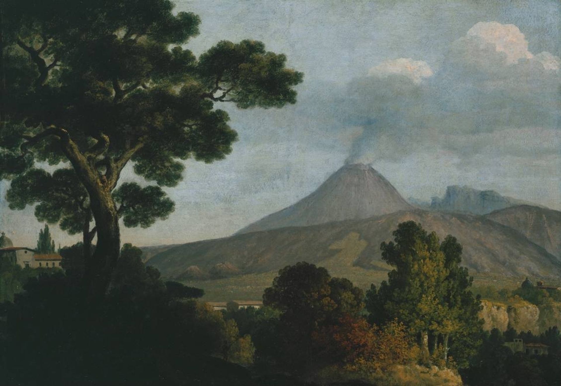 Mount Vesuvius from Torre dell’Annunziata near Naples by Thomas Jones
