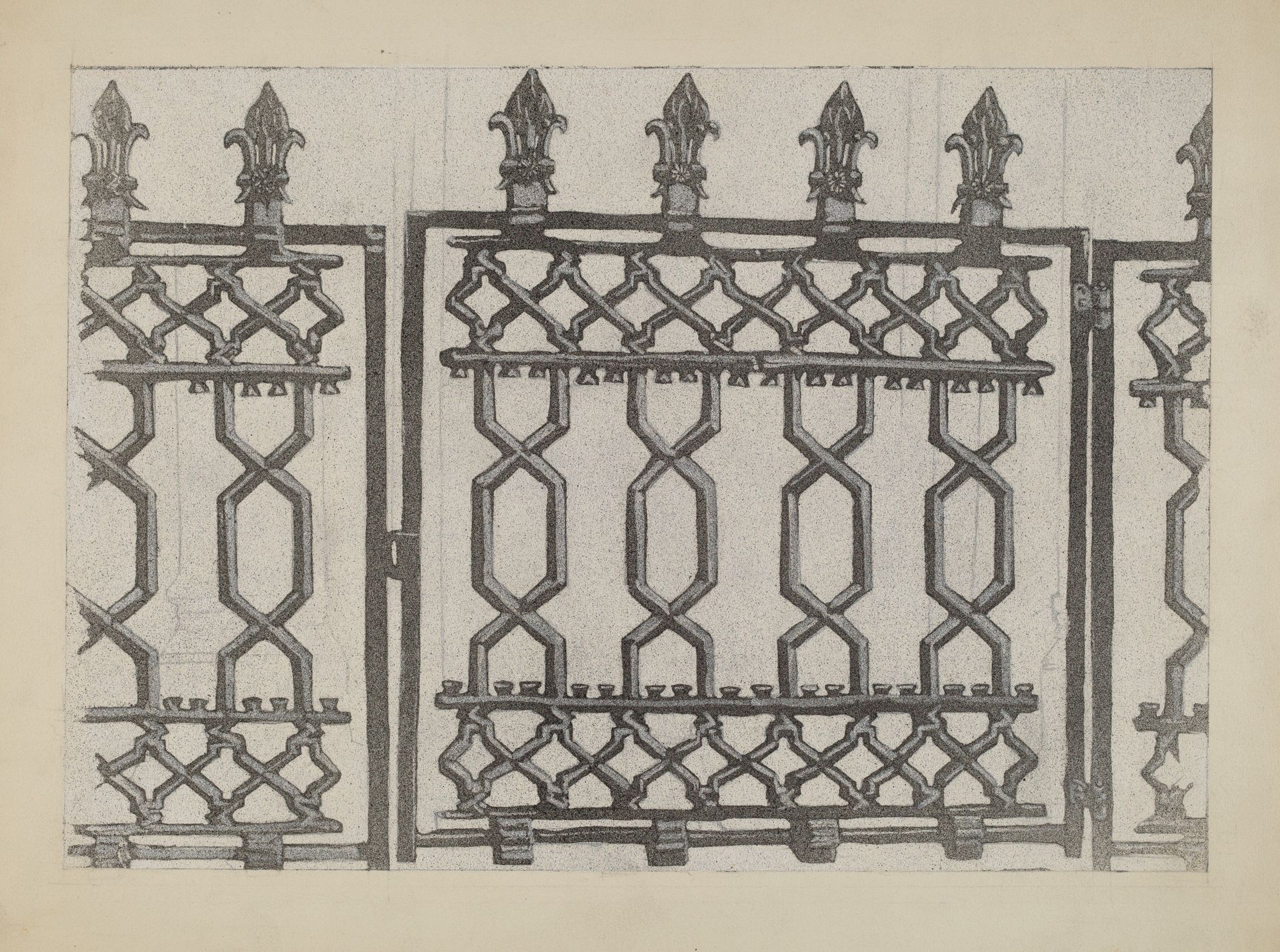 Cast Iron Rail and Gate by Arelia Arbo