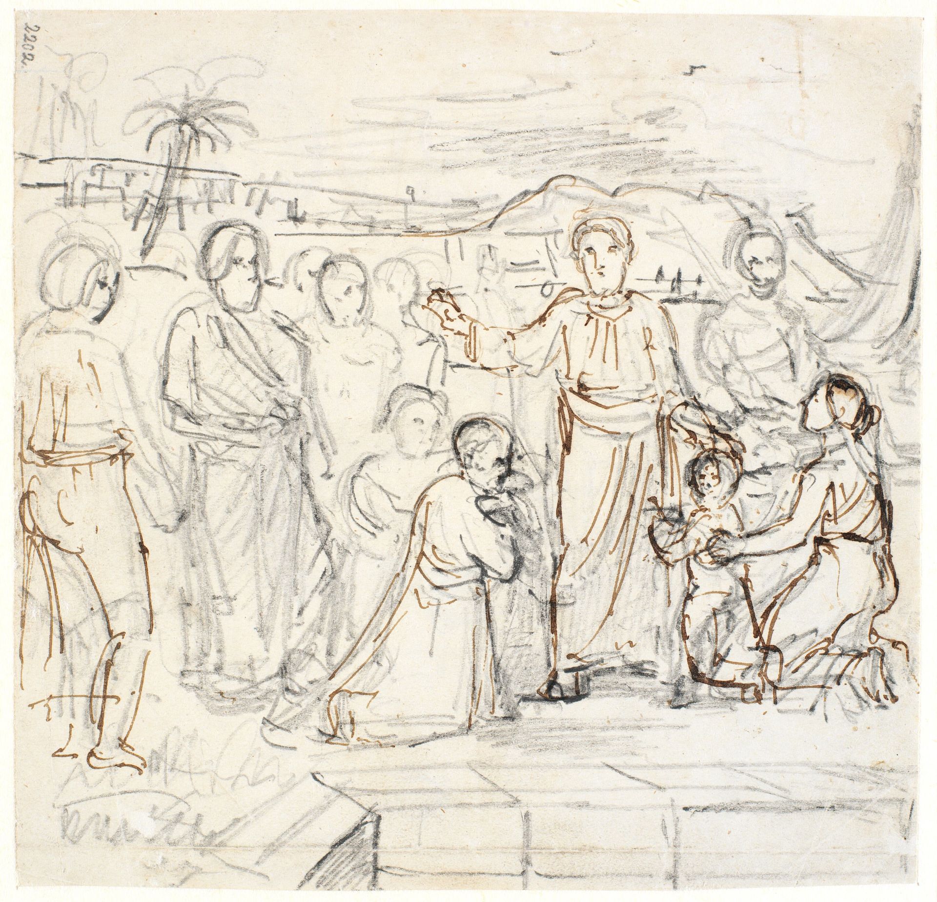 Kristus velsigner de små børn by Dankvart Dreyer
