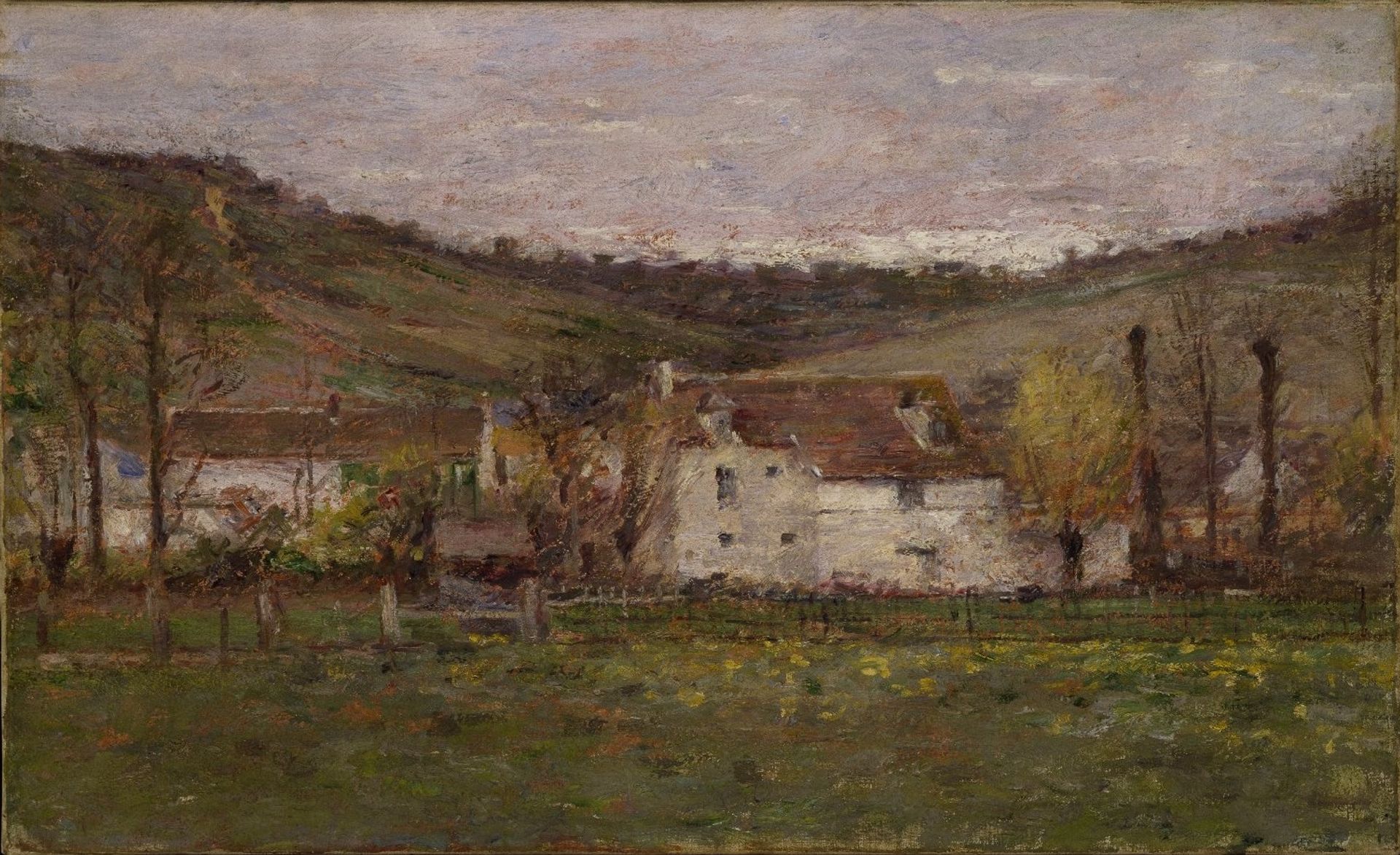 A French Hamlet by Theodore Robinson