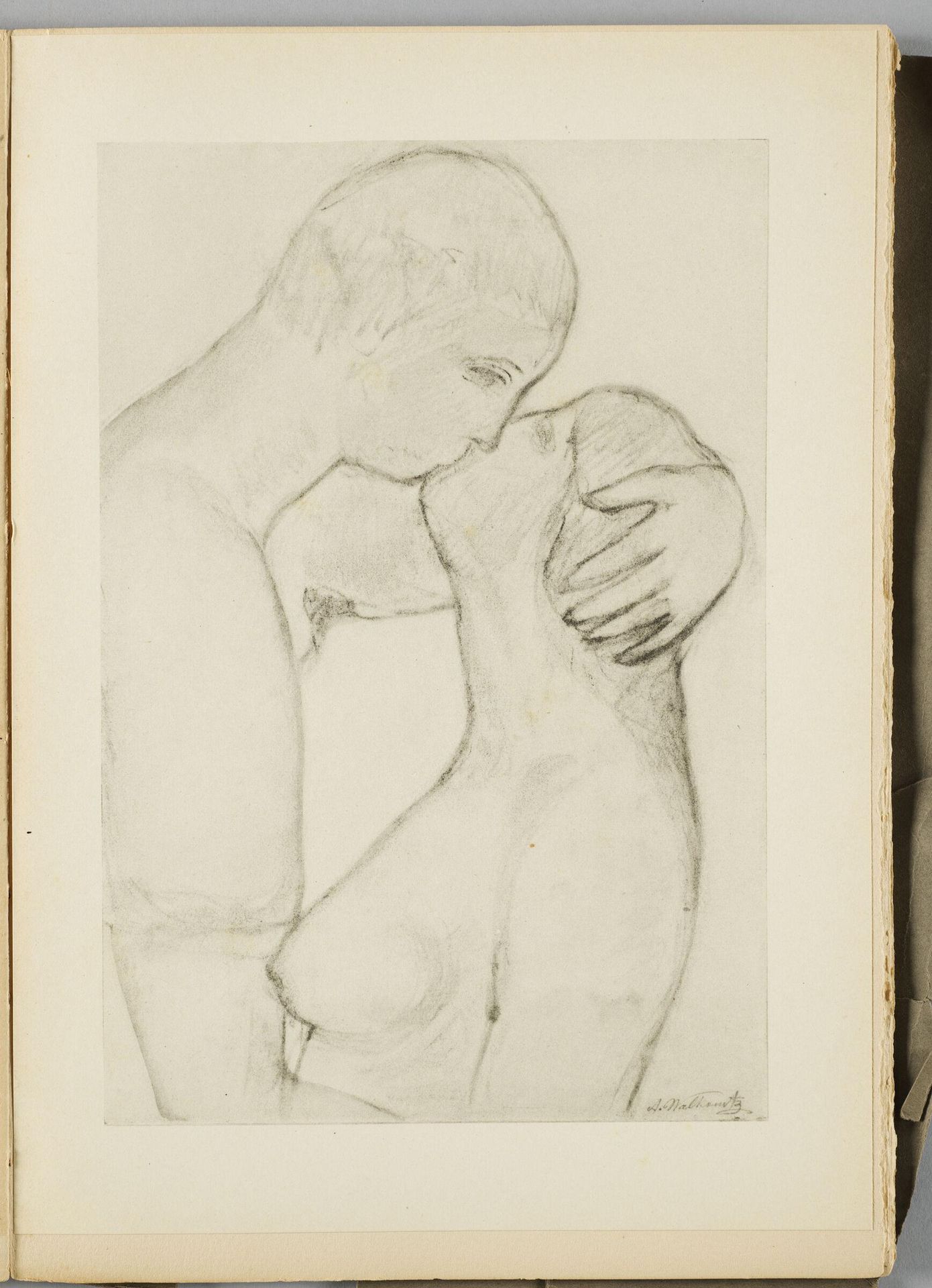 The Kiss by Abraham Walkowitz