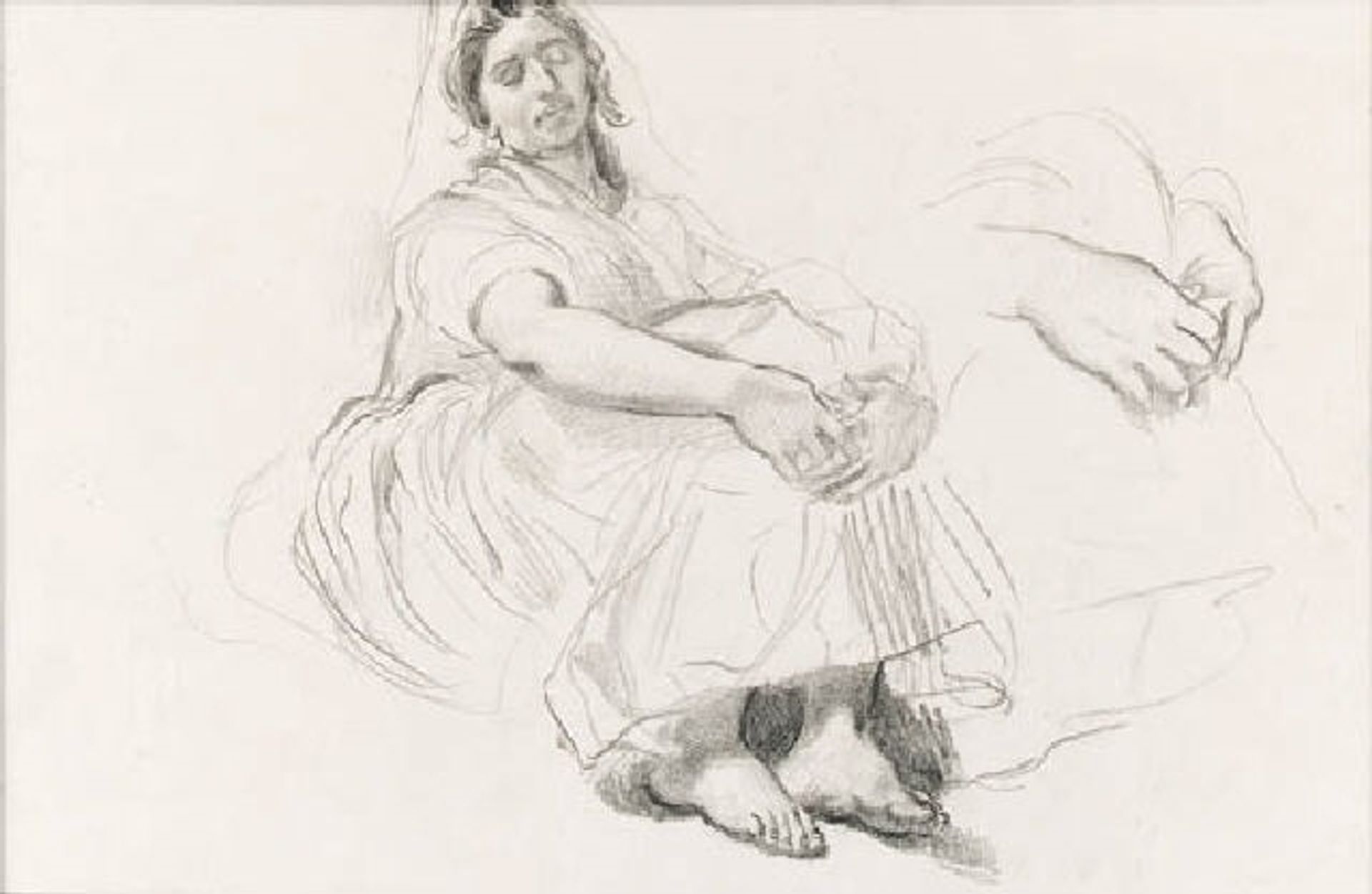 A woman by Alfred Dehodencq