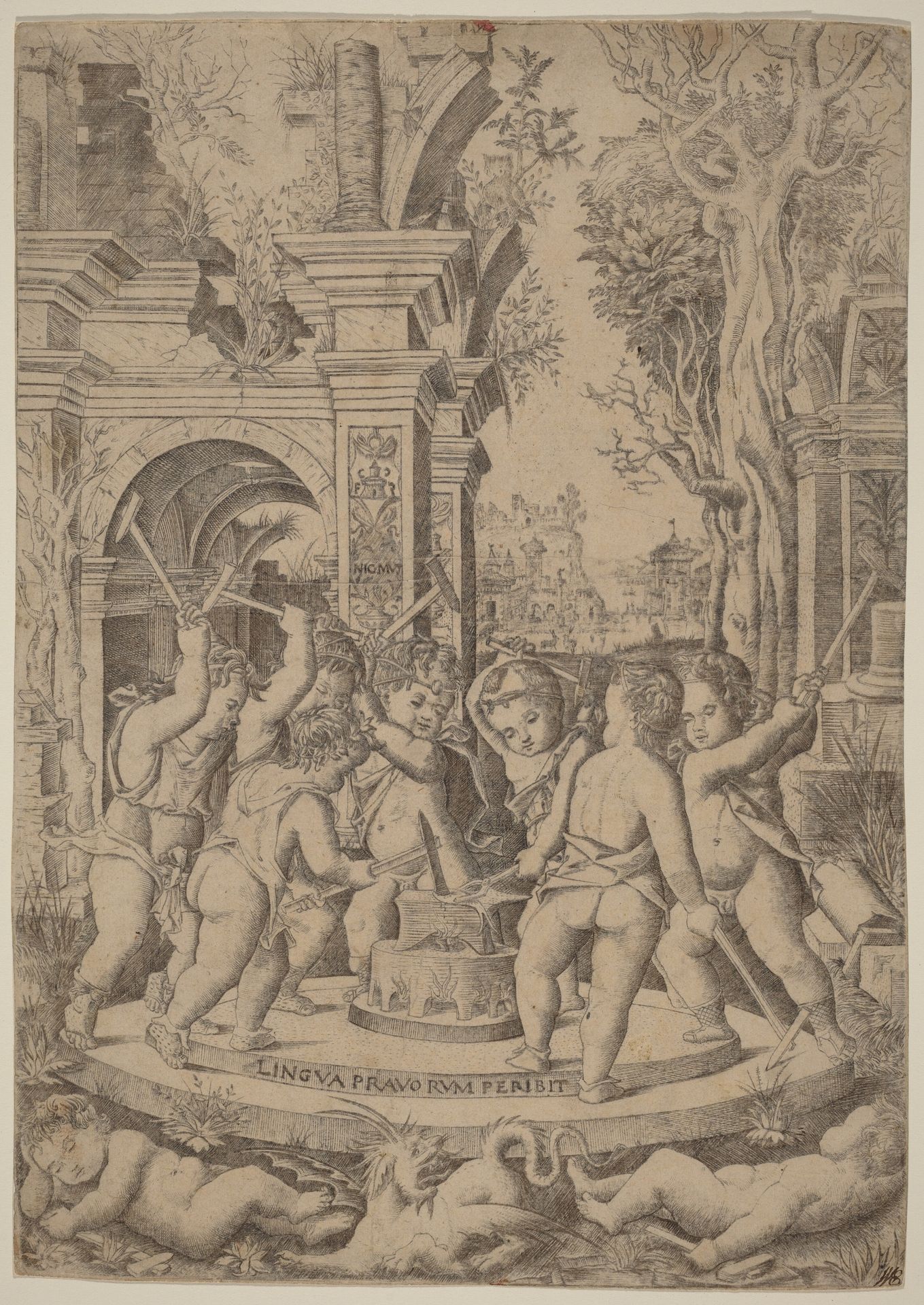 Fate of an Evil Tongue by Nicoletto da Modena
