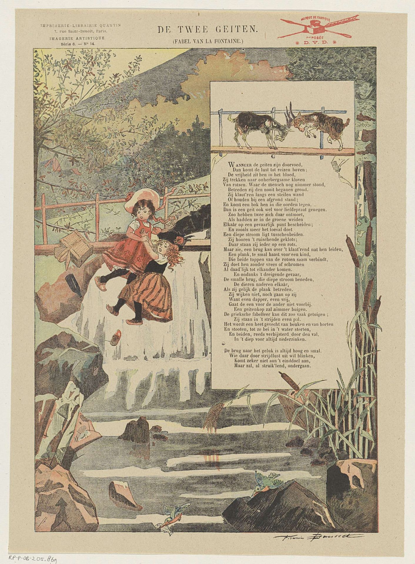 De twee geiten by Firmin Bouisset