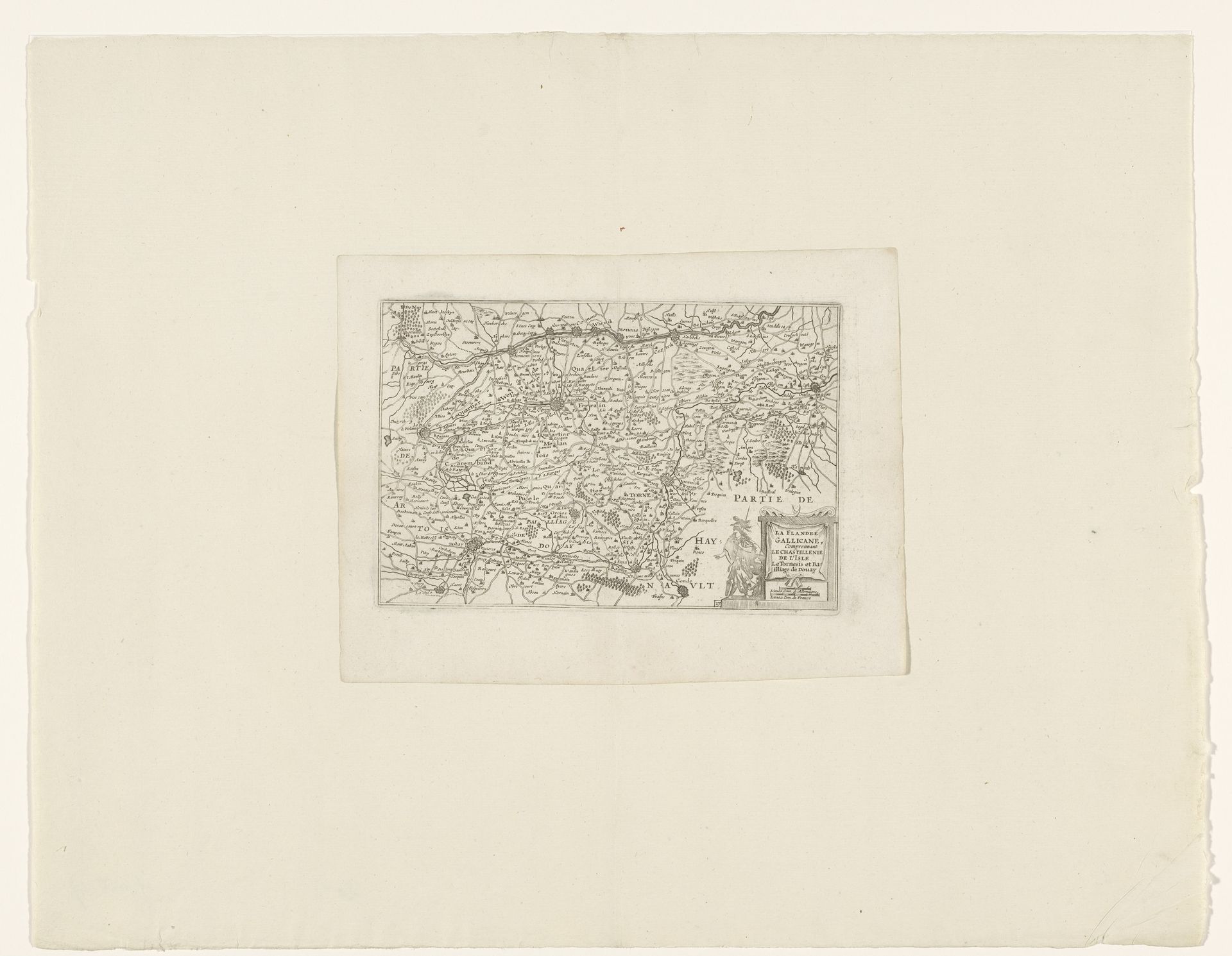 Kaart van Frans-Vlaanderen by Anonymous