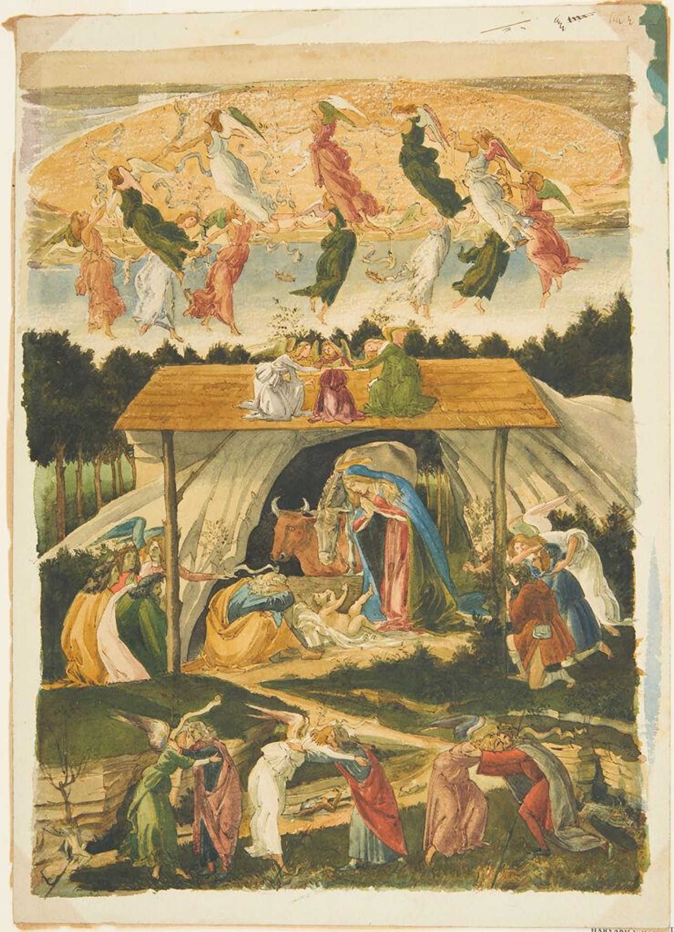 Mystic Nativity, after Botticelli by Charles Fairfax Murray