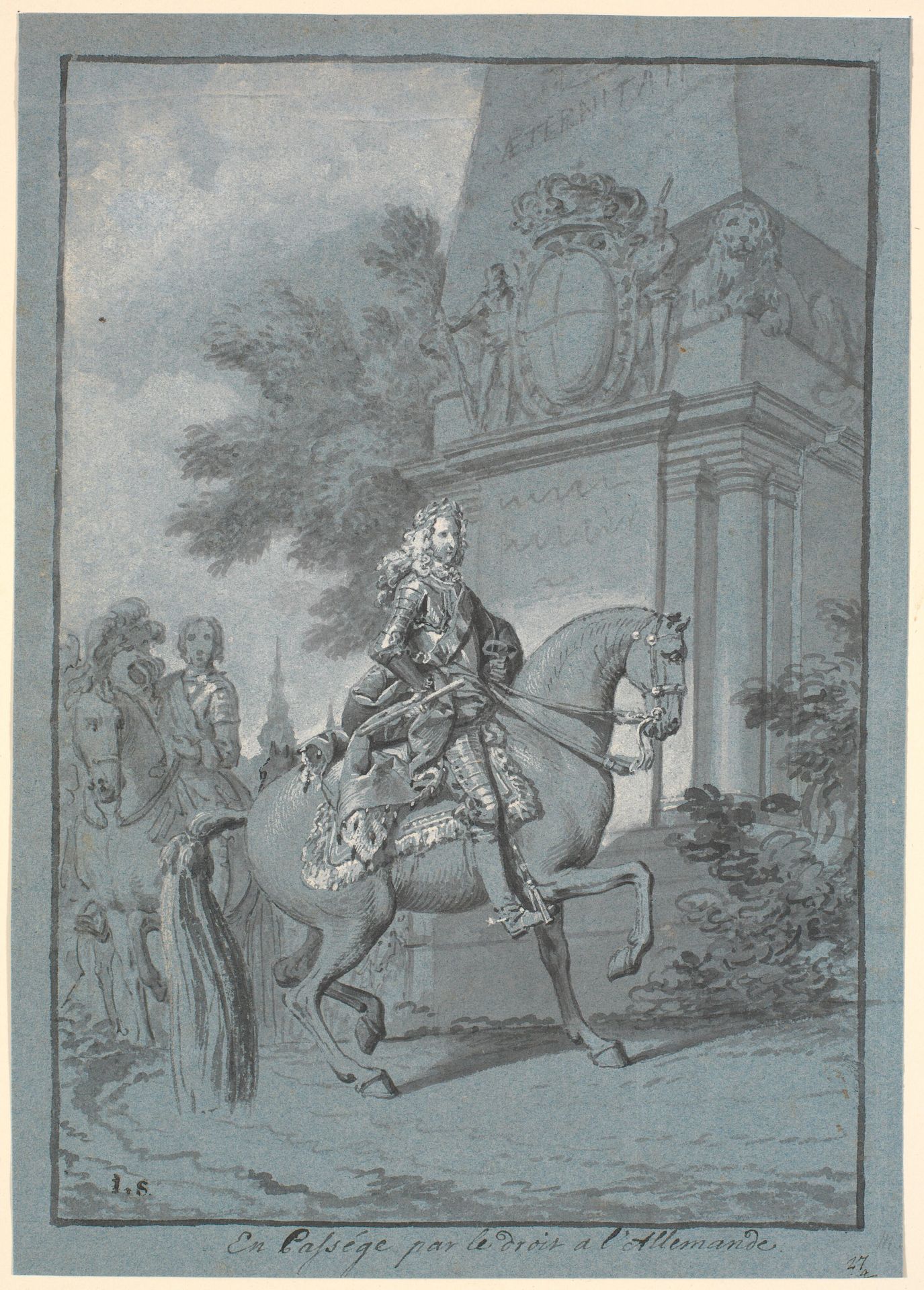 Christian VI til hest by Marcus Tuscher