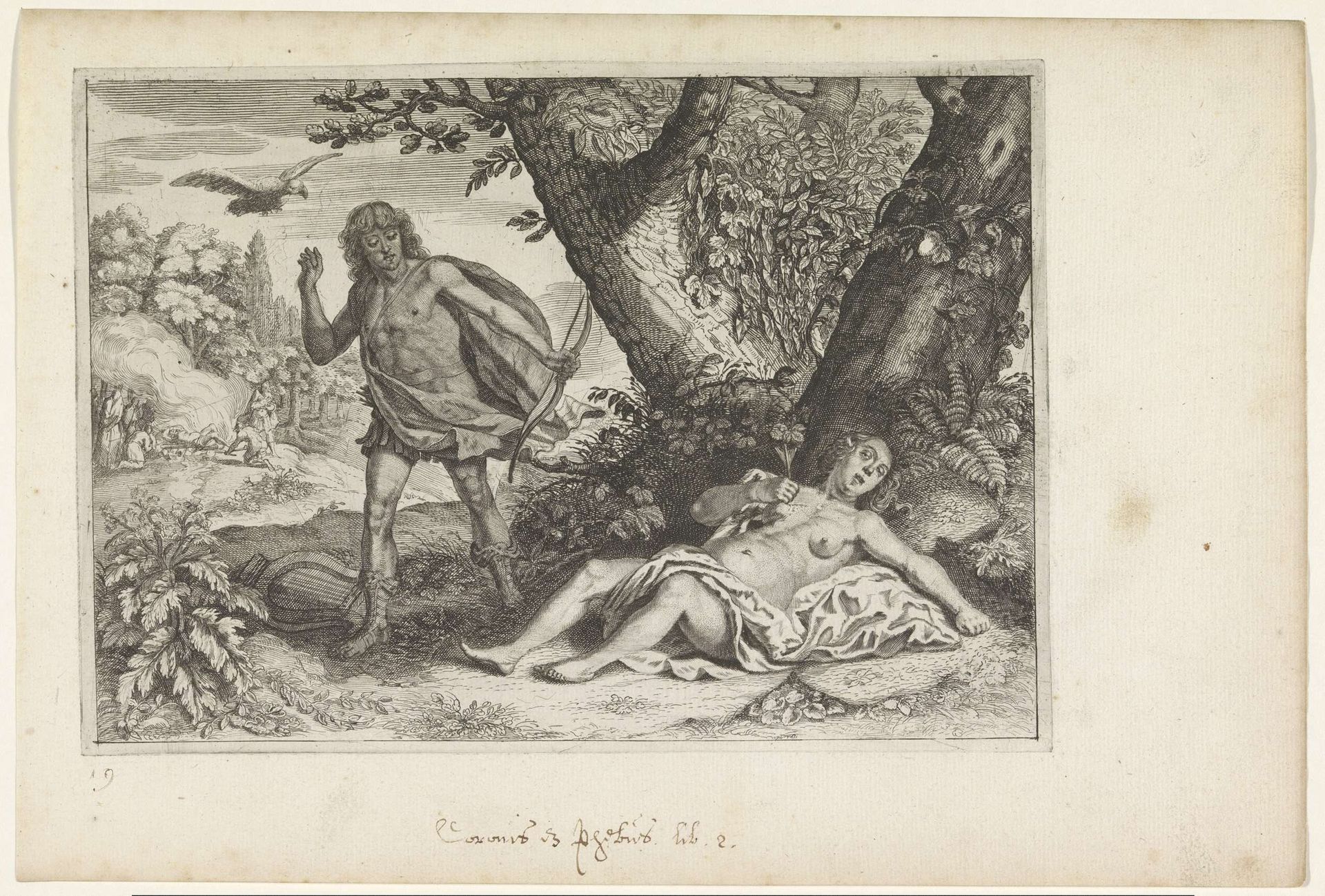 Apollo doodt Coronis by Crispijn van de (II) Passe