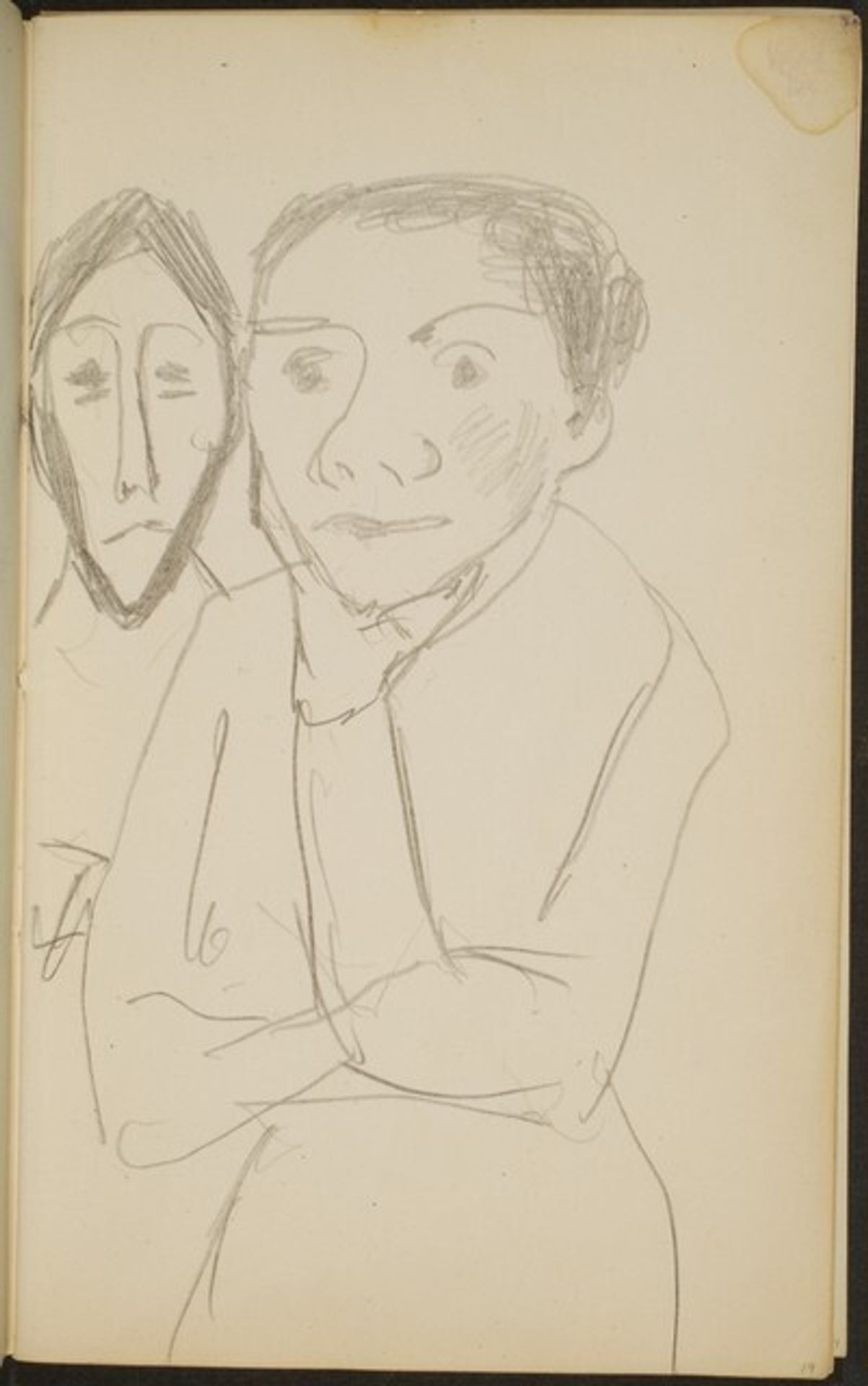 zwei Frauen (Two Women) [p. 19] by Max Beckmann