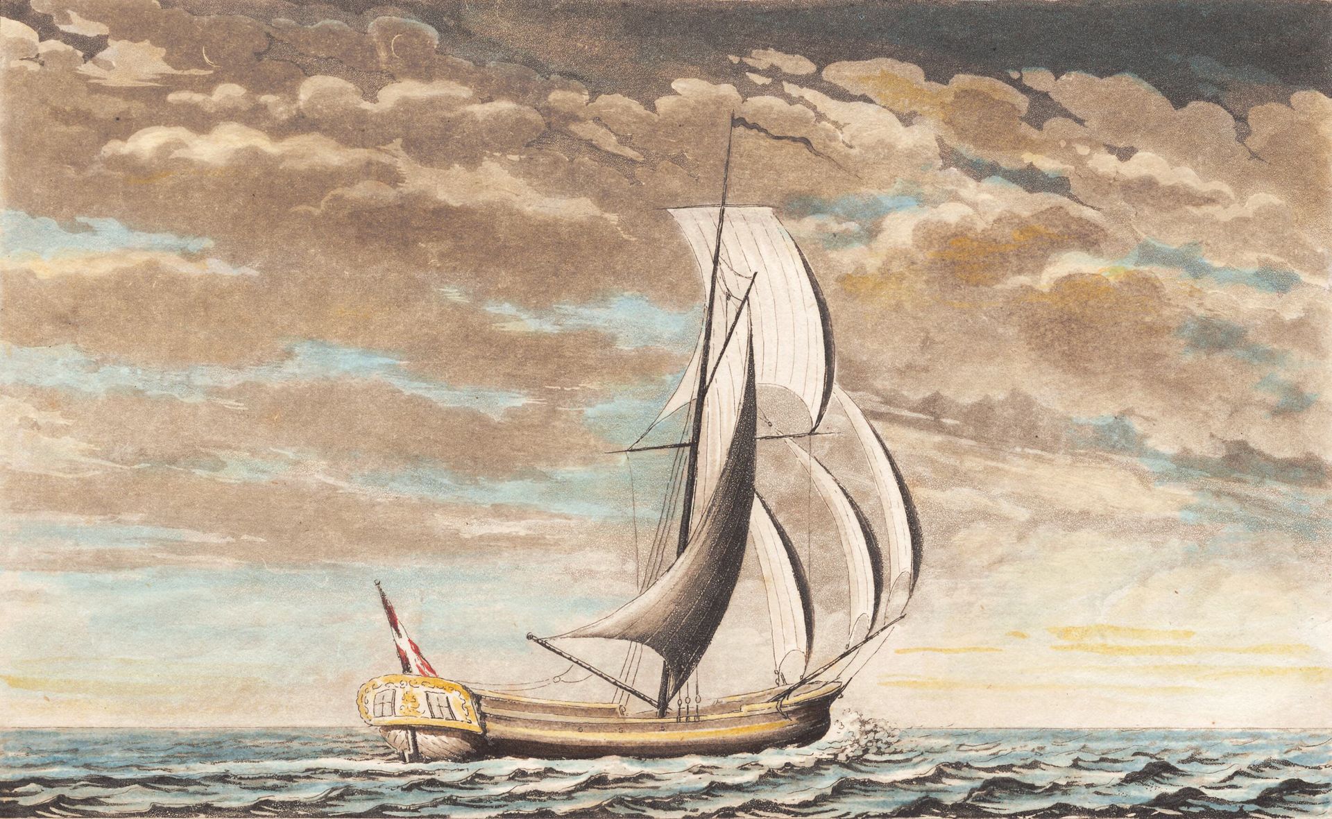 Suite af skibe by J.F. Clemens