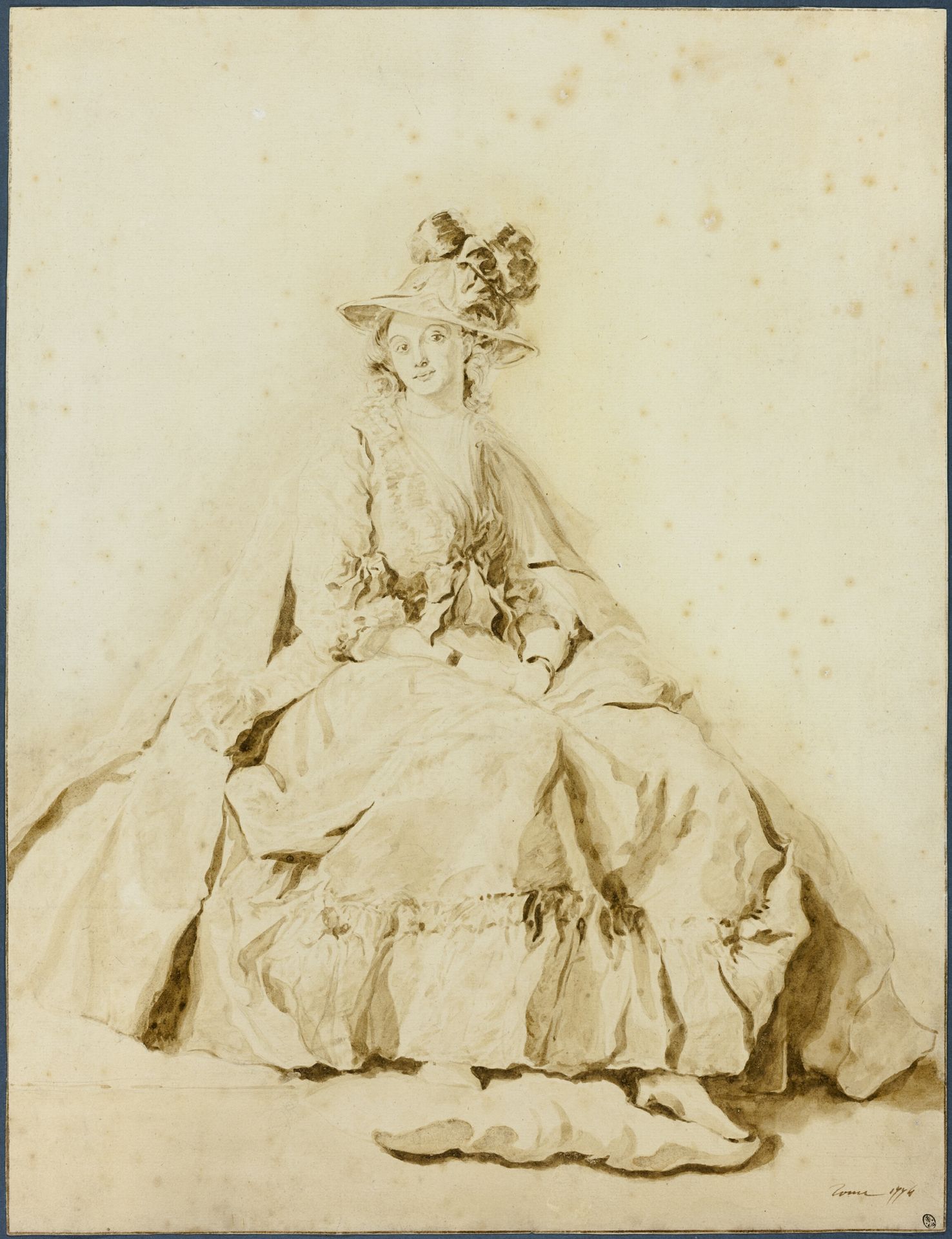 Portrait of a Young Lady by Anonymous