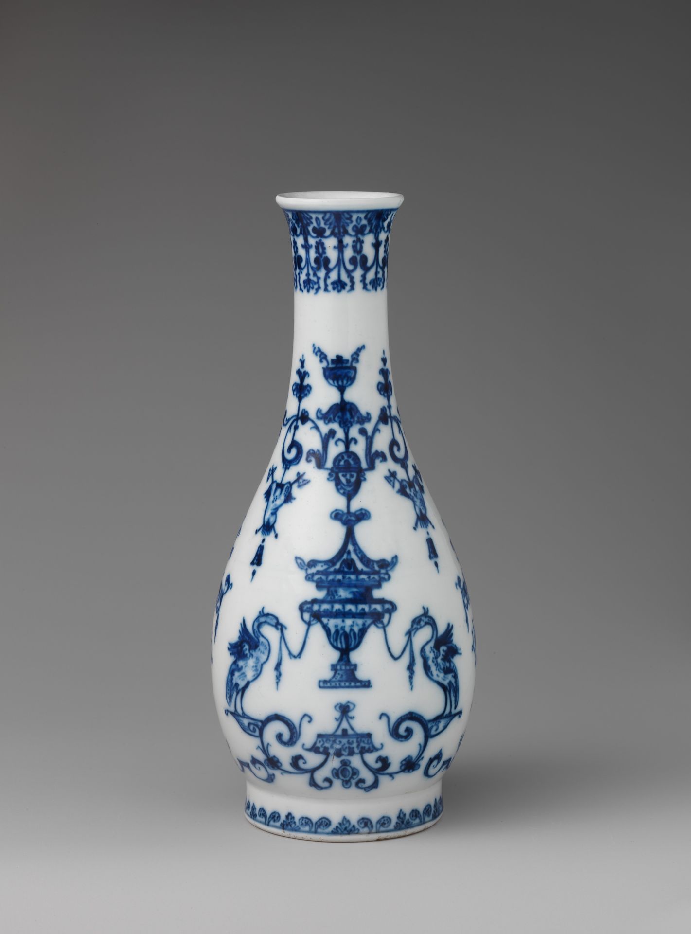 Bottle with arabesque designs (one of a pair) by Saint-Cloud factory