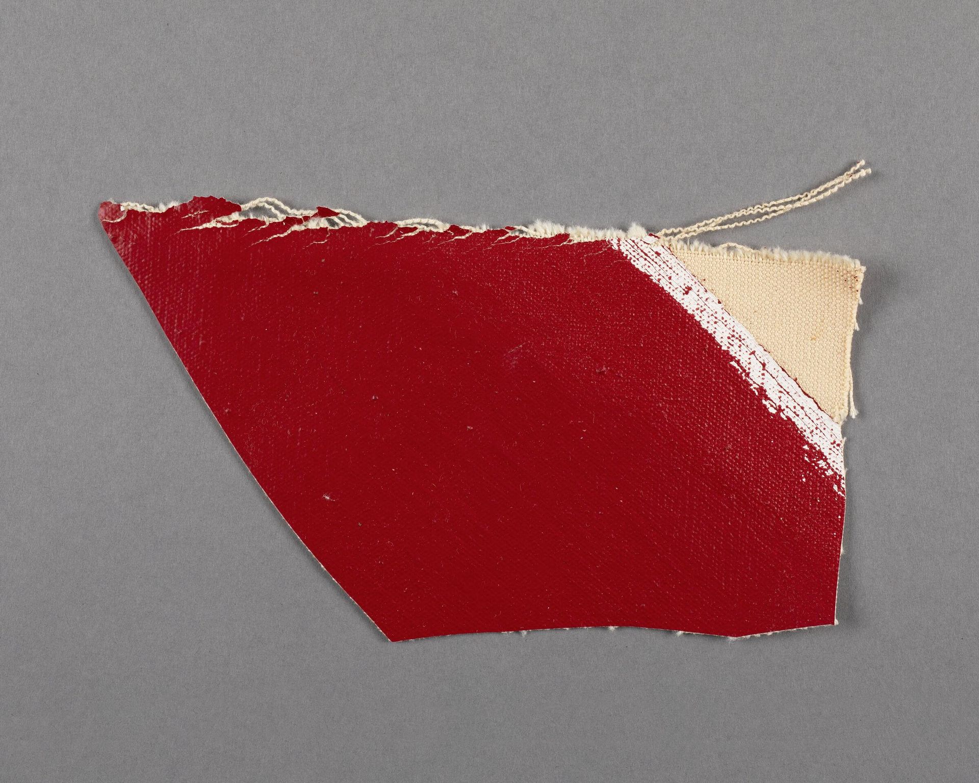 Painted canvas fragment by Barnett Newman