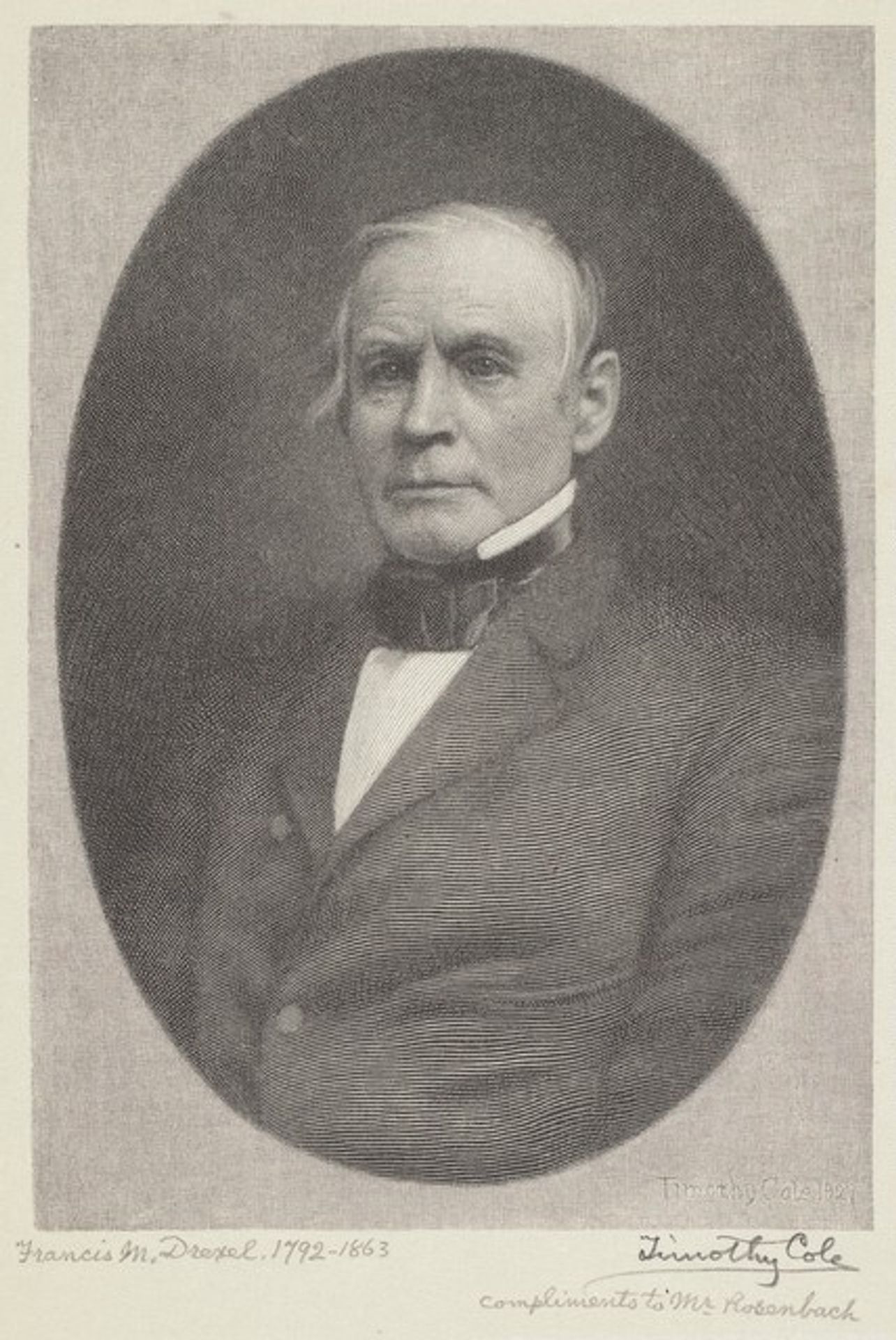 Francis M. Drexel by Timothy Cole