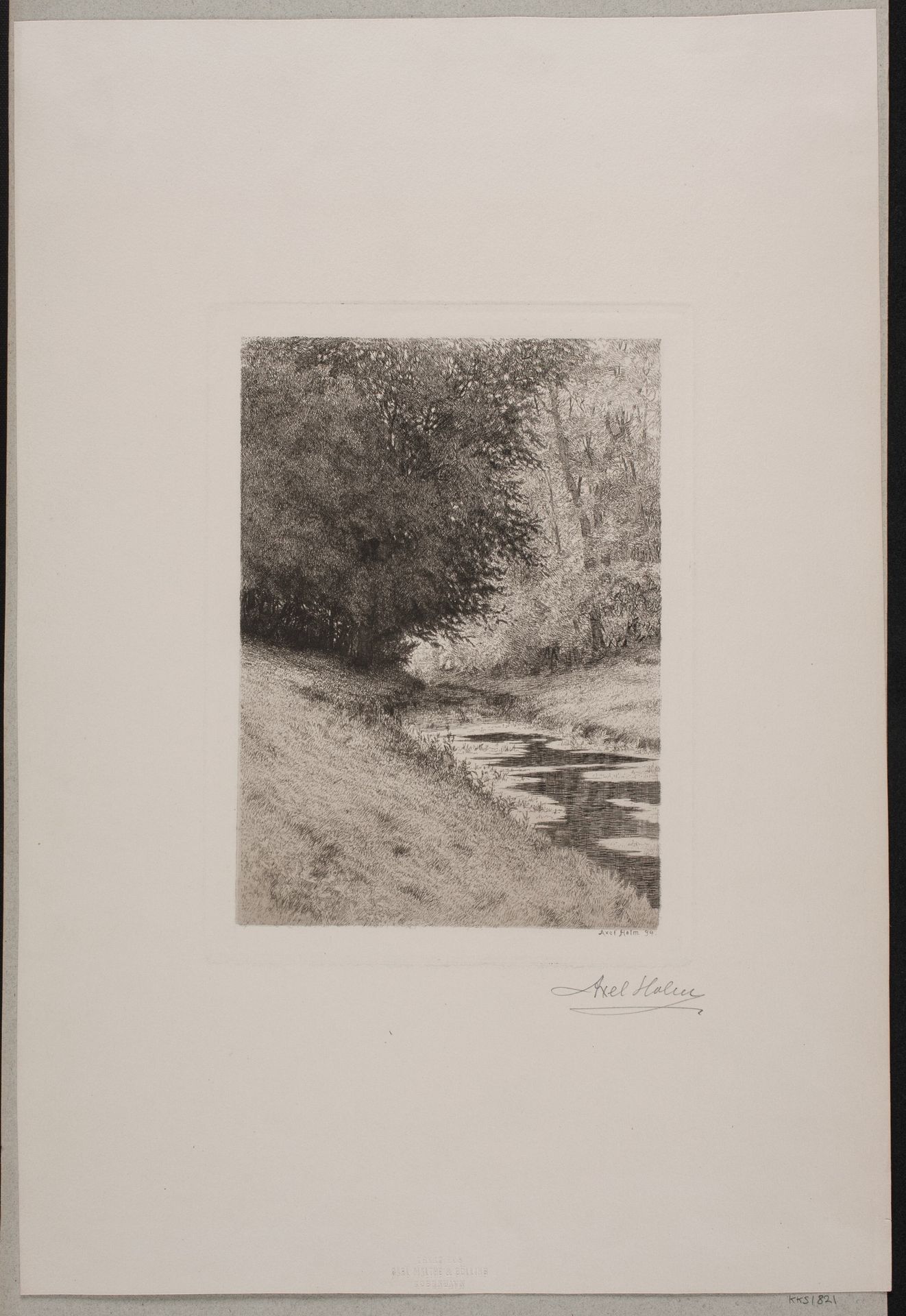 Åen i Charlottenlund by Axel Holm