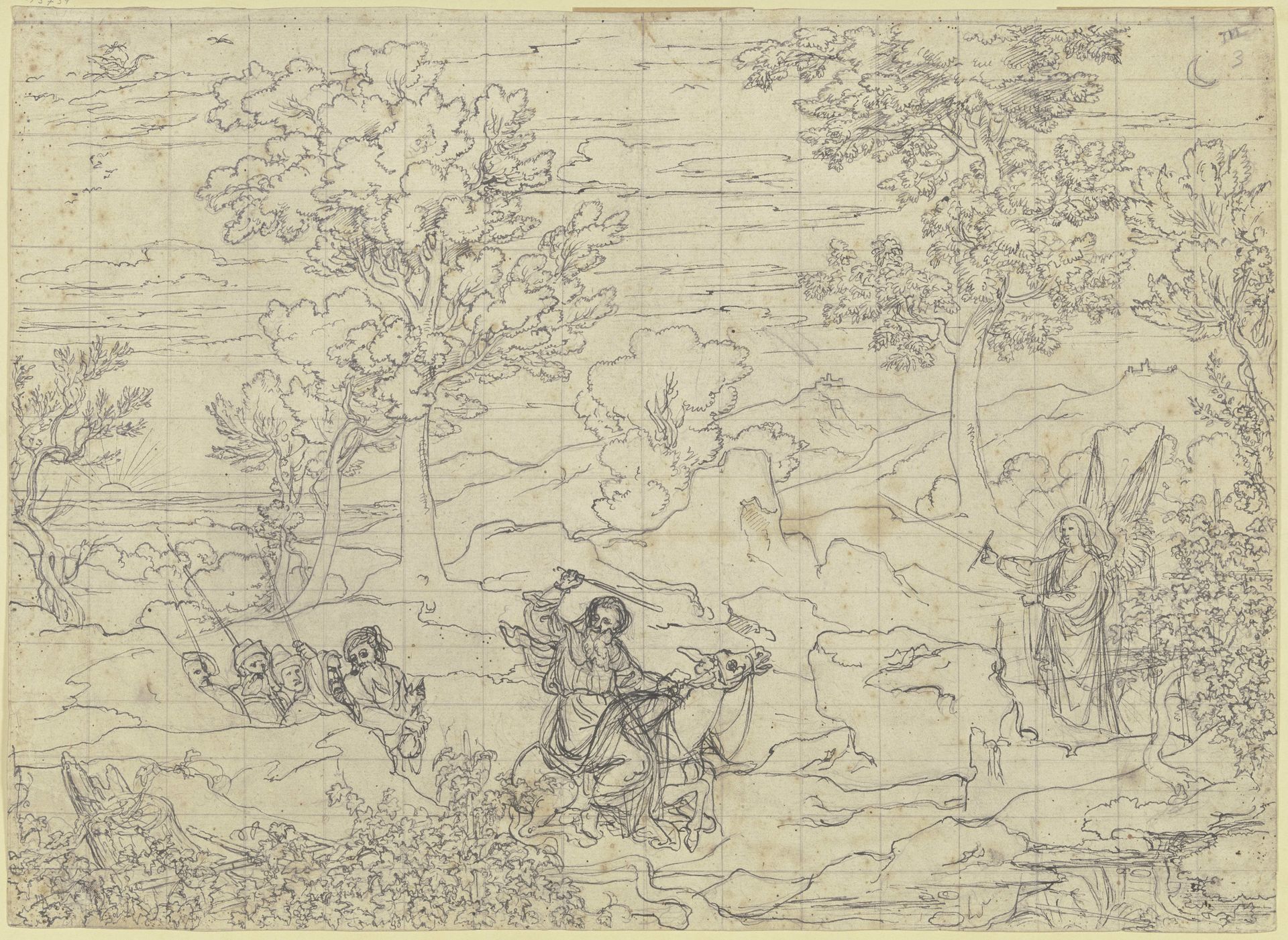 Landscape with Bileam by Joseph Anton Koch
