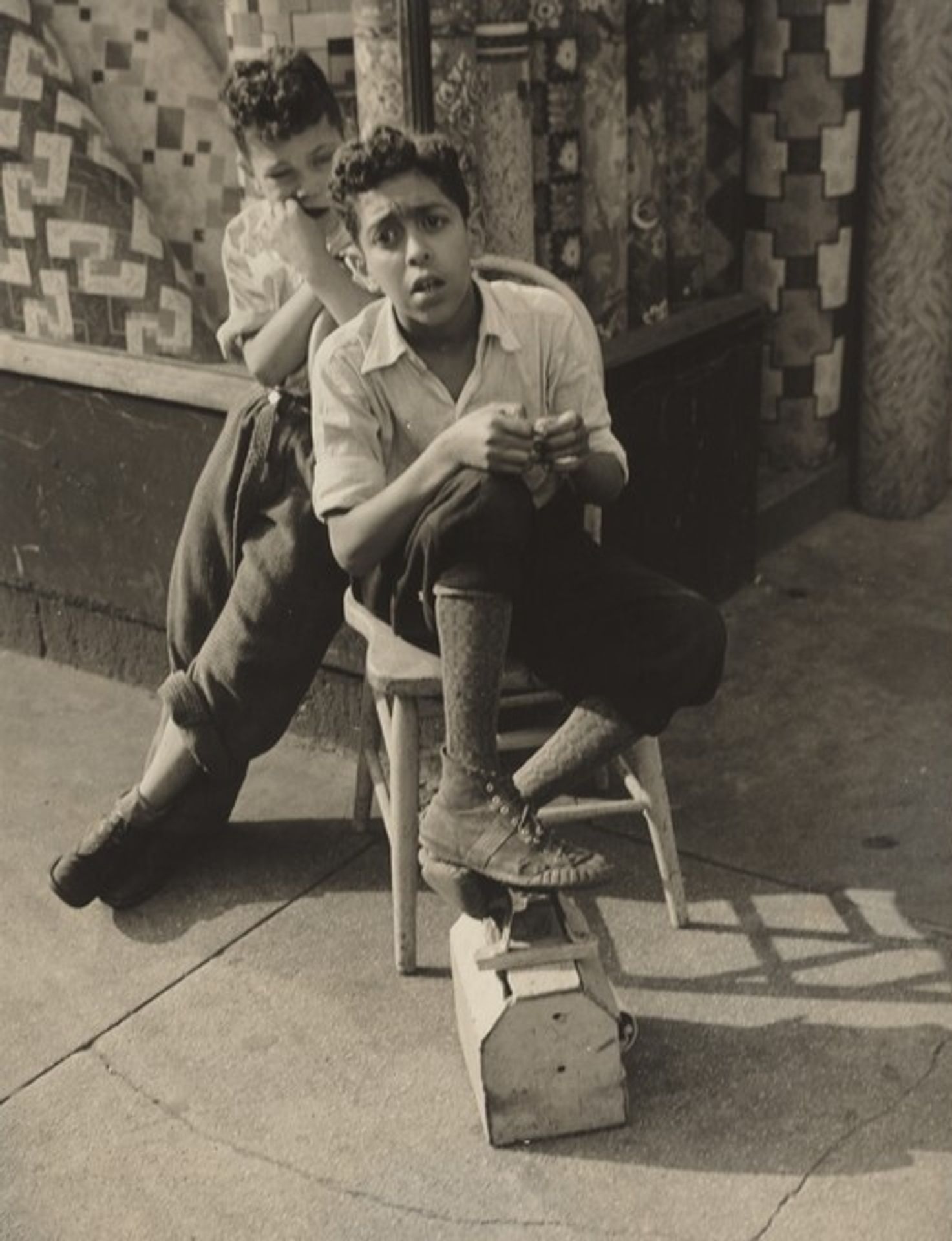 Shoeshine Boys, Harlem by Sid Grossman