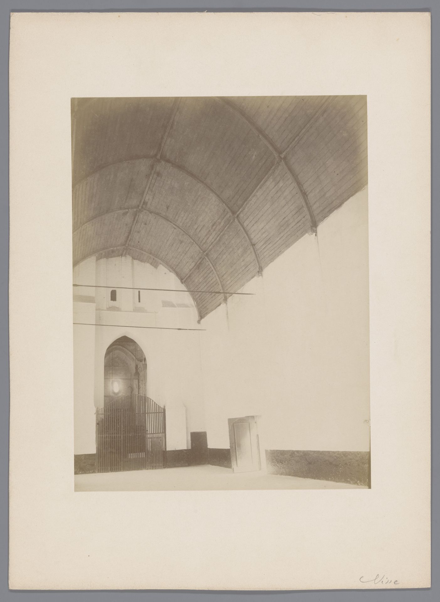 Interieur van de Hervormde Kerk te Nisse by anoniem (Monumentenzorg)