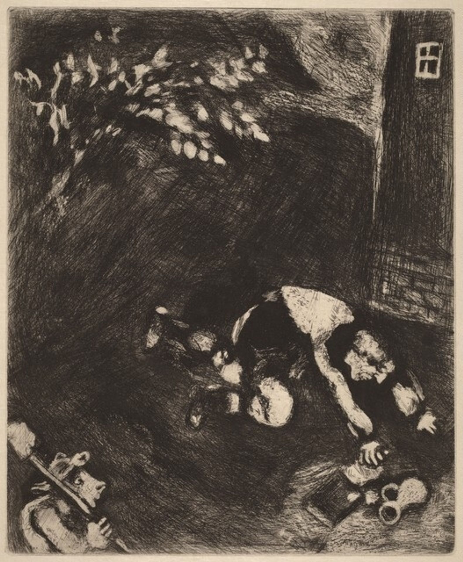 The Miser Who Lost His Treasure by Marc Chagall