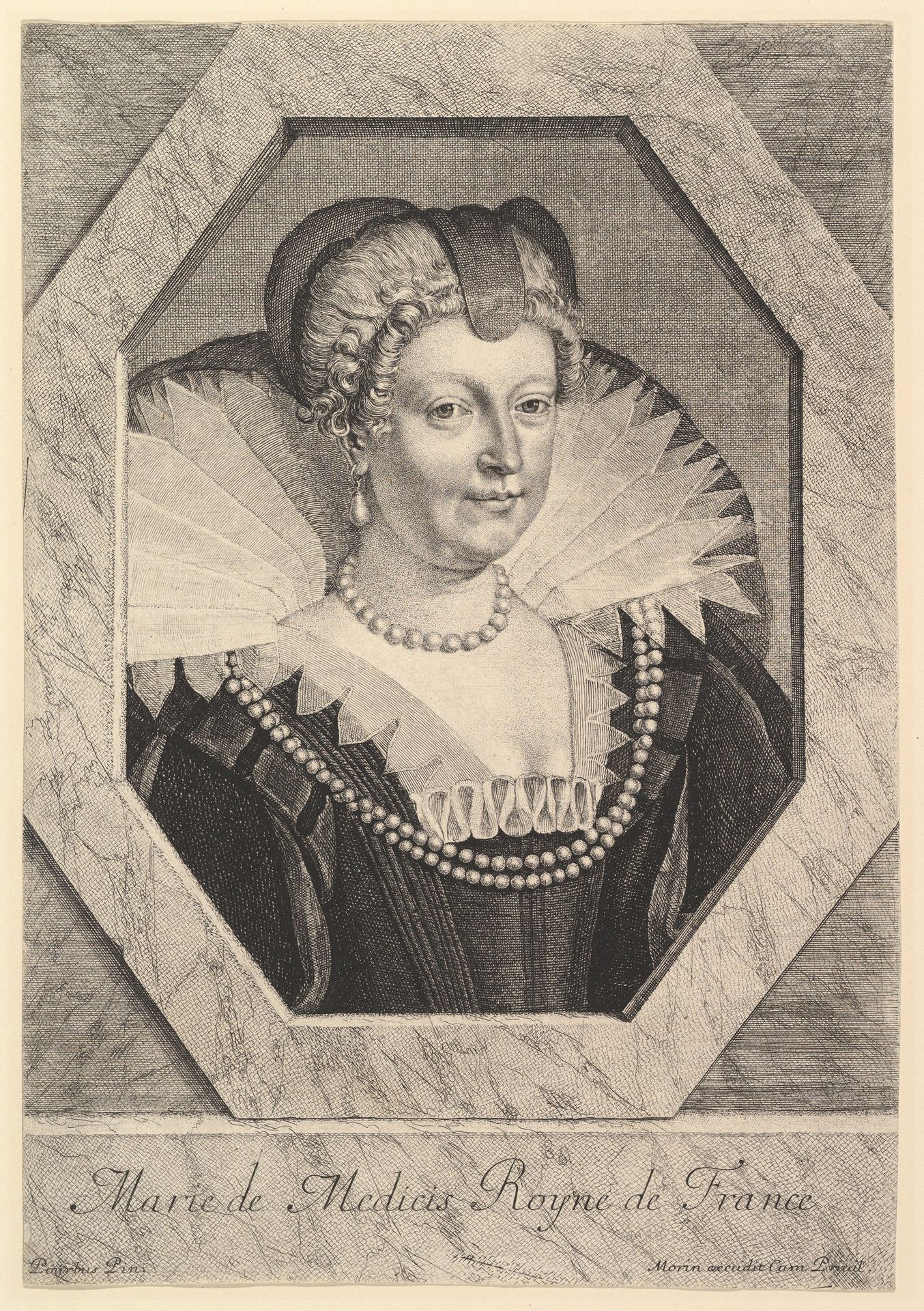 Marie de Medicis, reine de France by Jean Morin