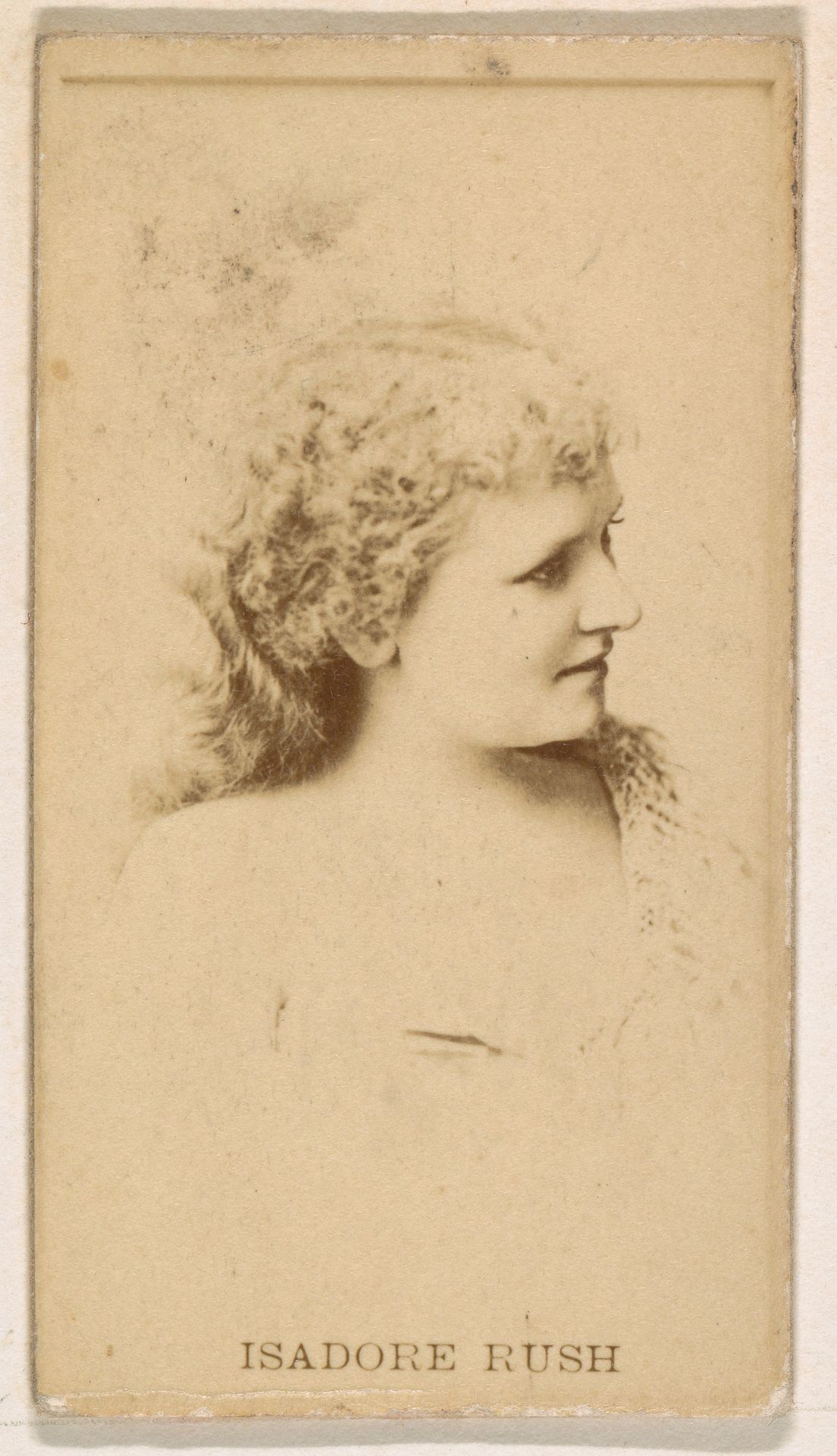 Isadore Rush, from the Actresses series (N245) issued by Kinney Brothers to promote Sweet Caporal Cigarettes by Kinney Brothers Tobacco Company